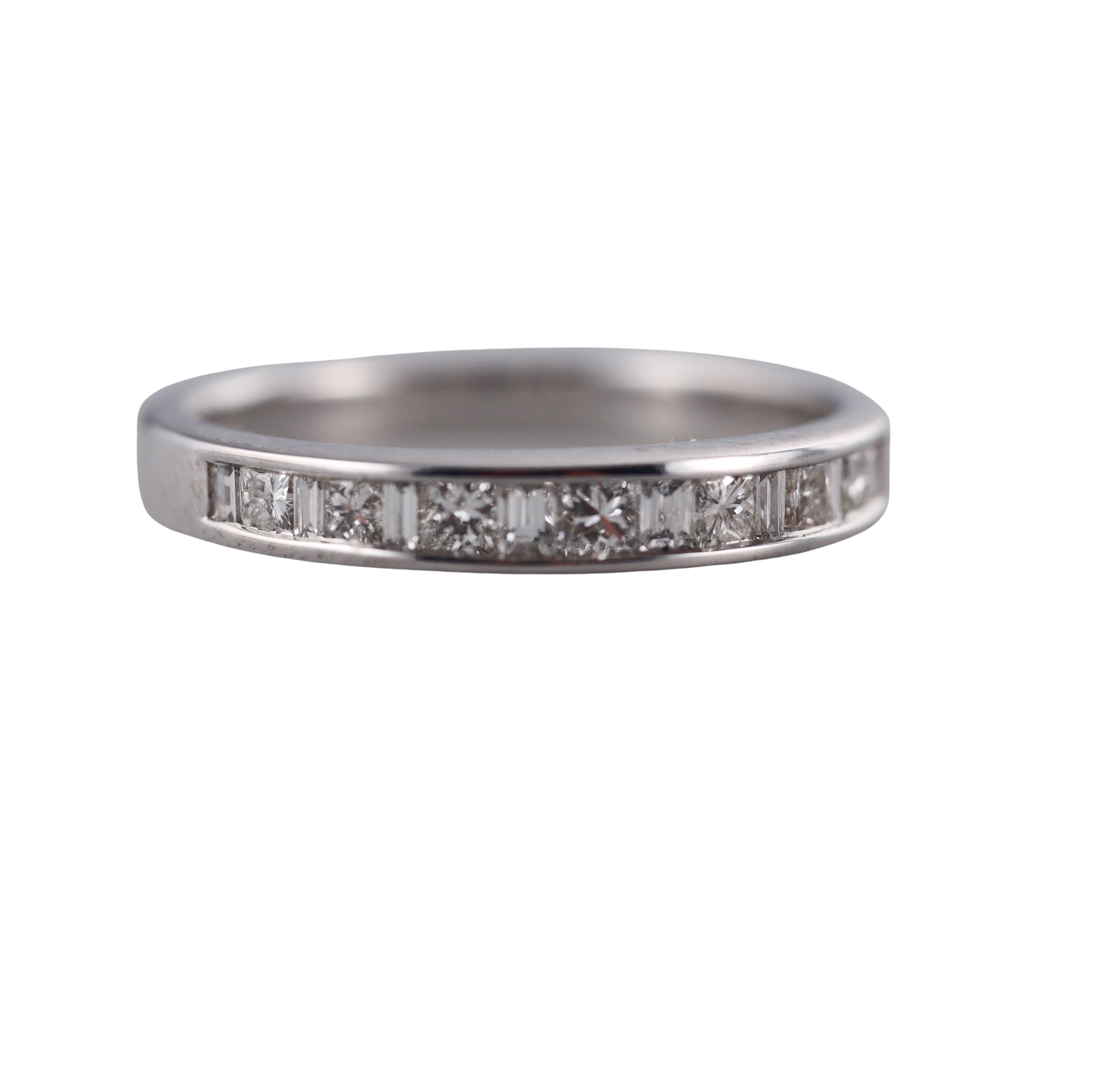 Kallati White Gold Diamond Wadding Band Ring