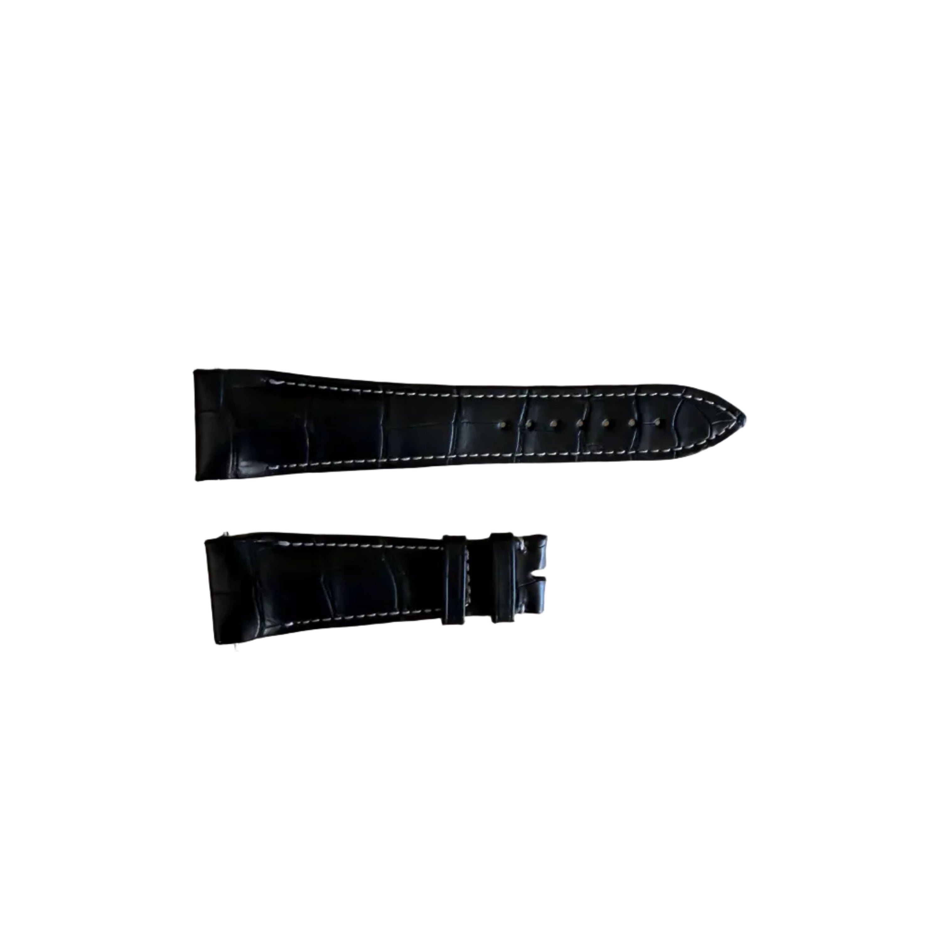 Authentic Franck Muller Black Crocodile Quick Release Watch Strap Band 24mm