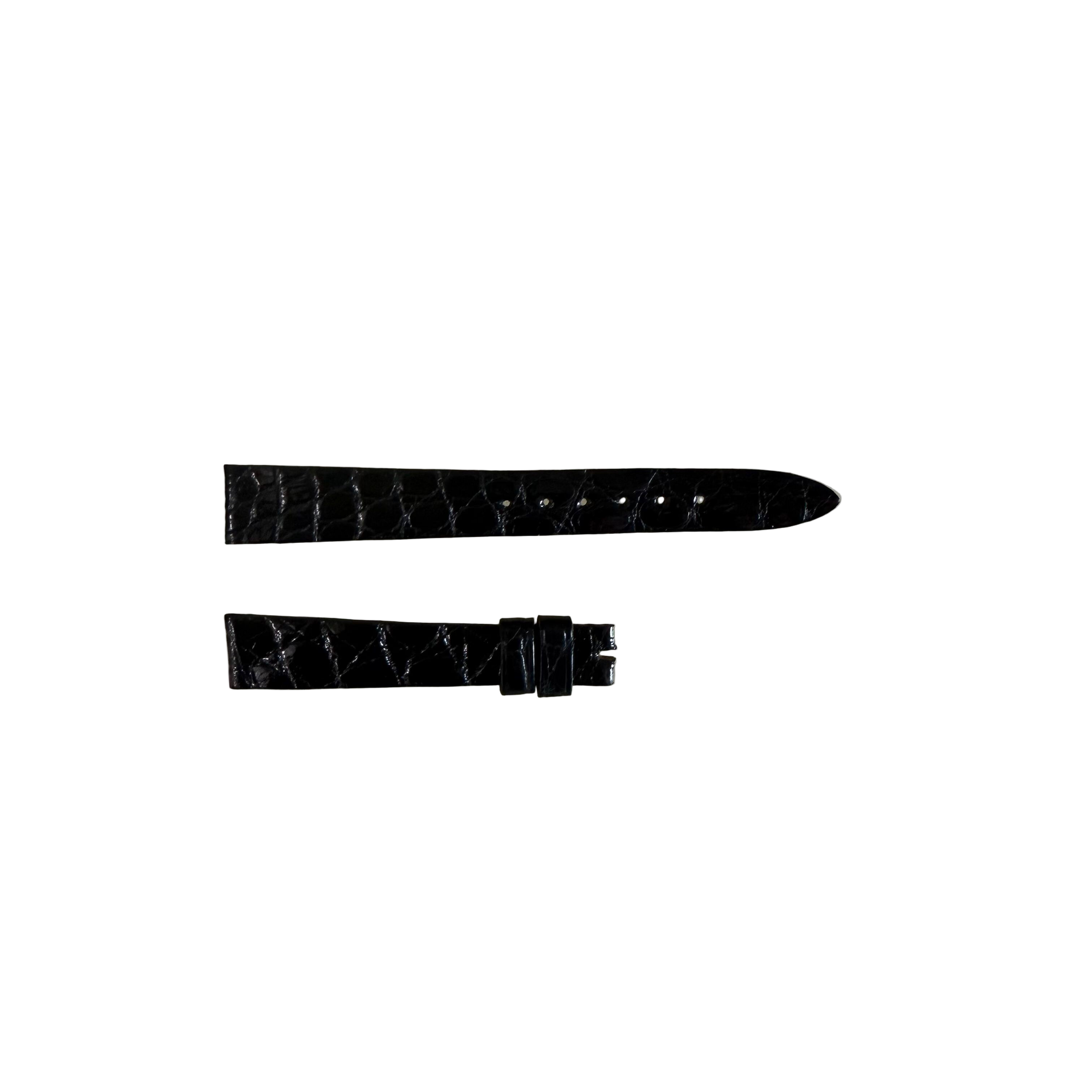 Authentic Breguet Black Crocodile Watch Strap Band 12mm
