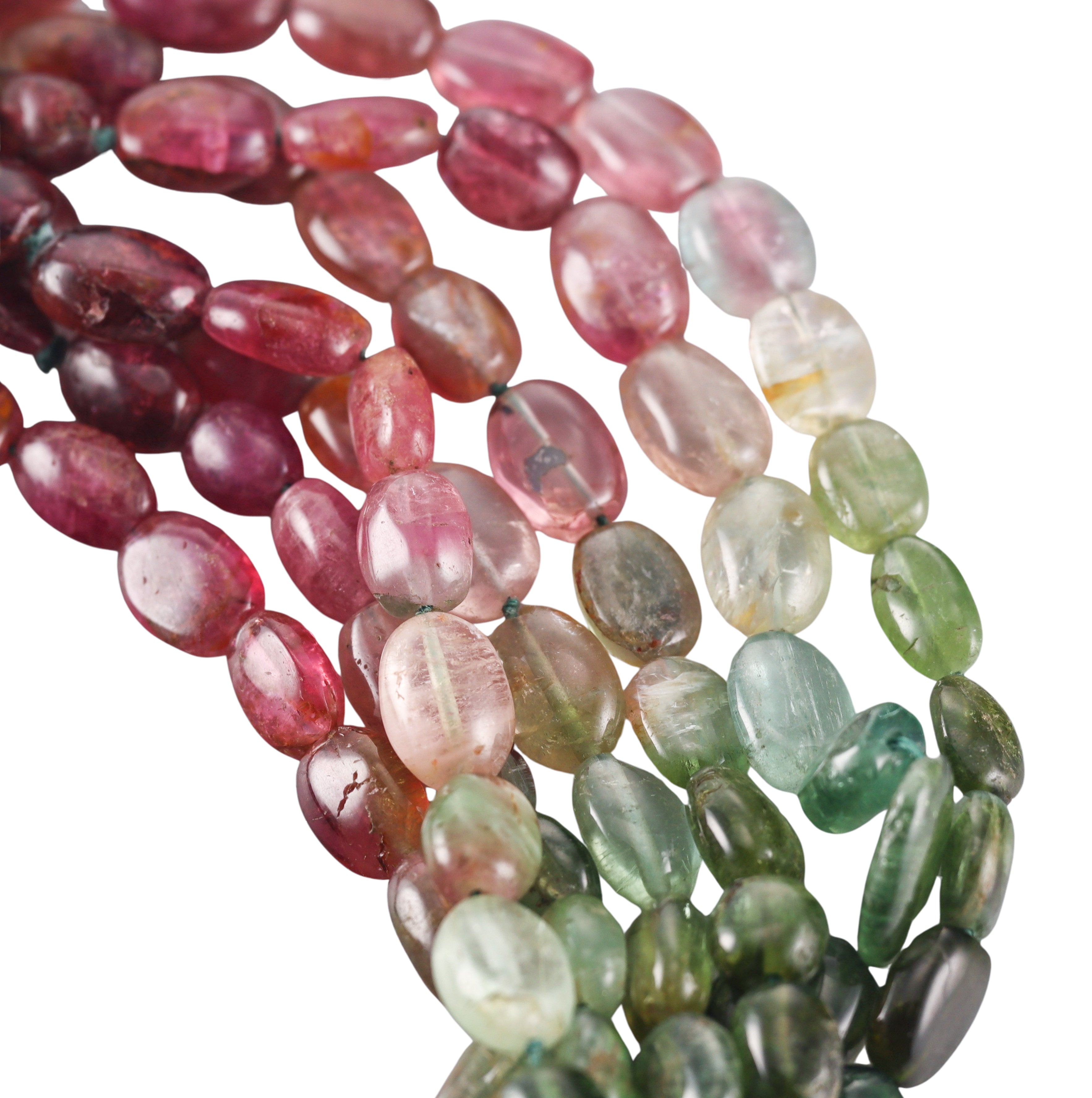Kai-Yin Lo Sterling Multicolor Tourmaline Bead Necklace