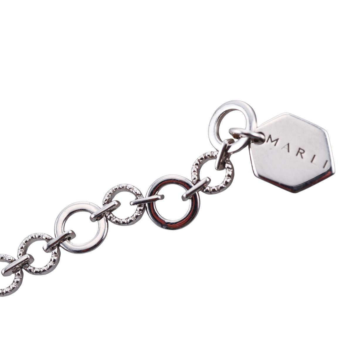Marli 18k White Gold Diamond Bracelet