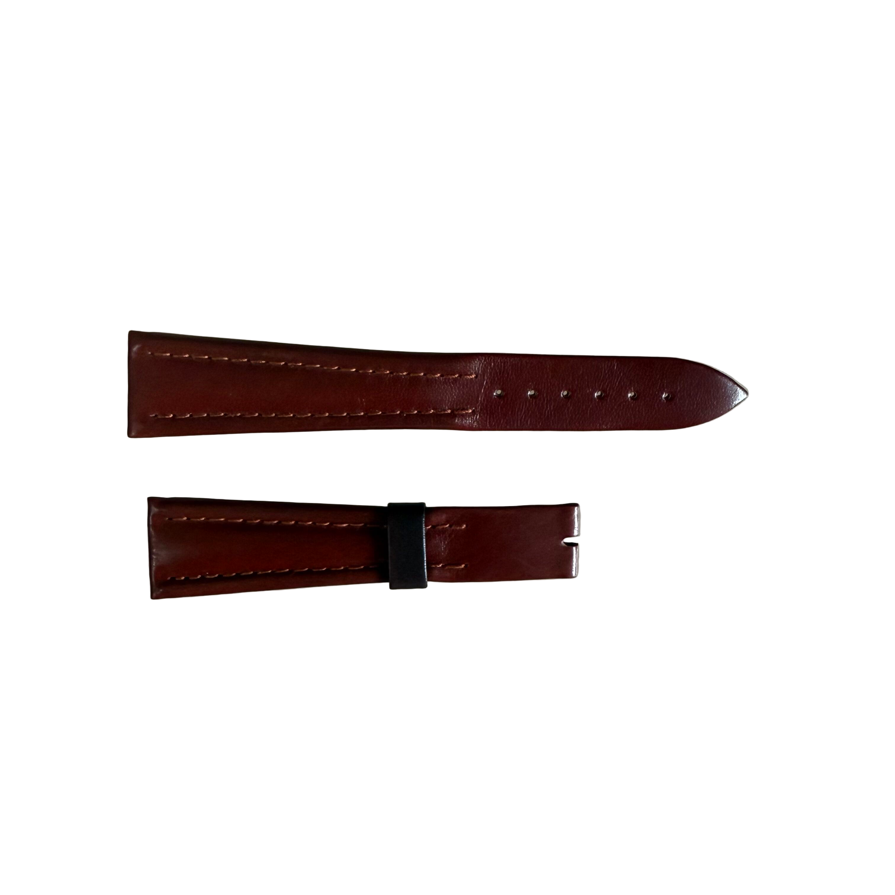 Authentic Breguet Brown Genuine Leather Watch Strap Band 22mm