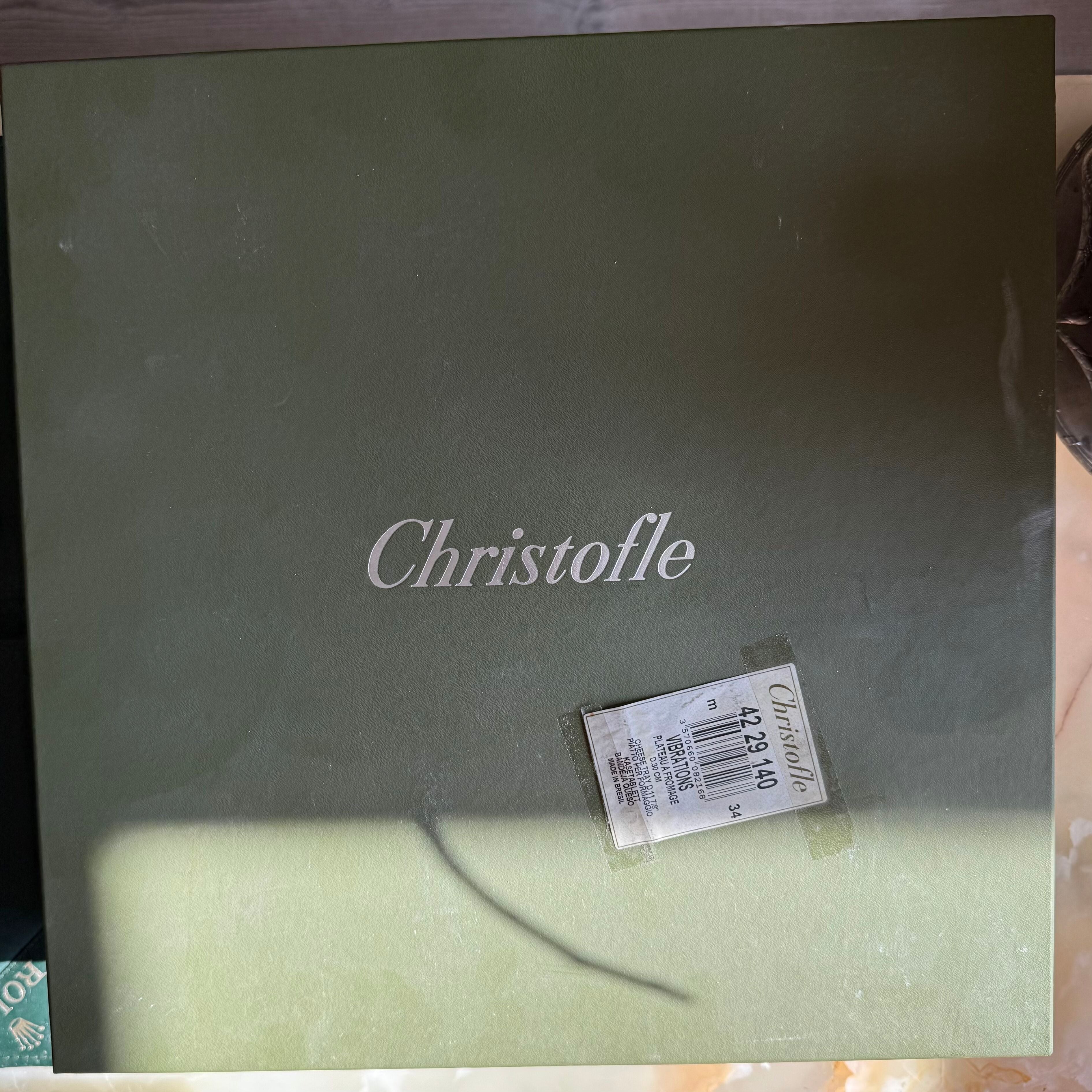 Christofle Vibrations Silver-Plated Cheese Tray 4229140