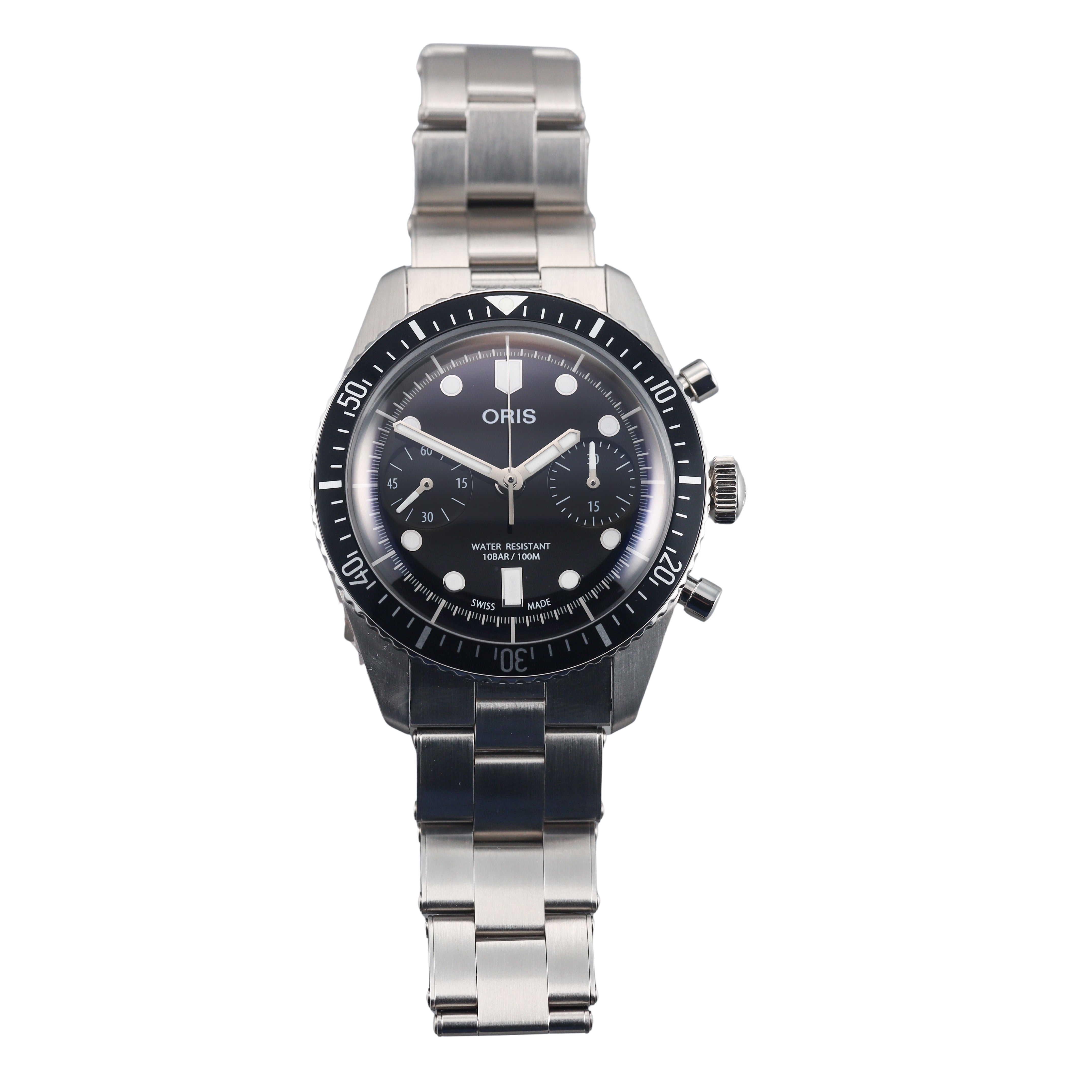 Oris Divers Sixty-Five Chronograph Stainless Steel Automatic Watch 01 771 7791 4054