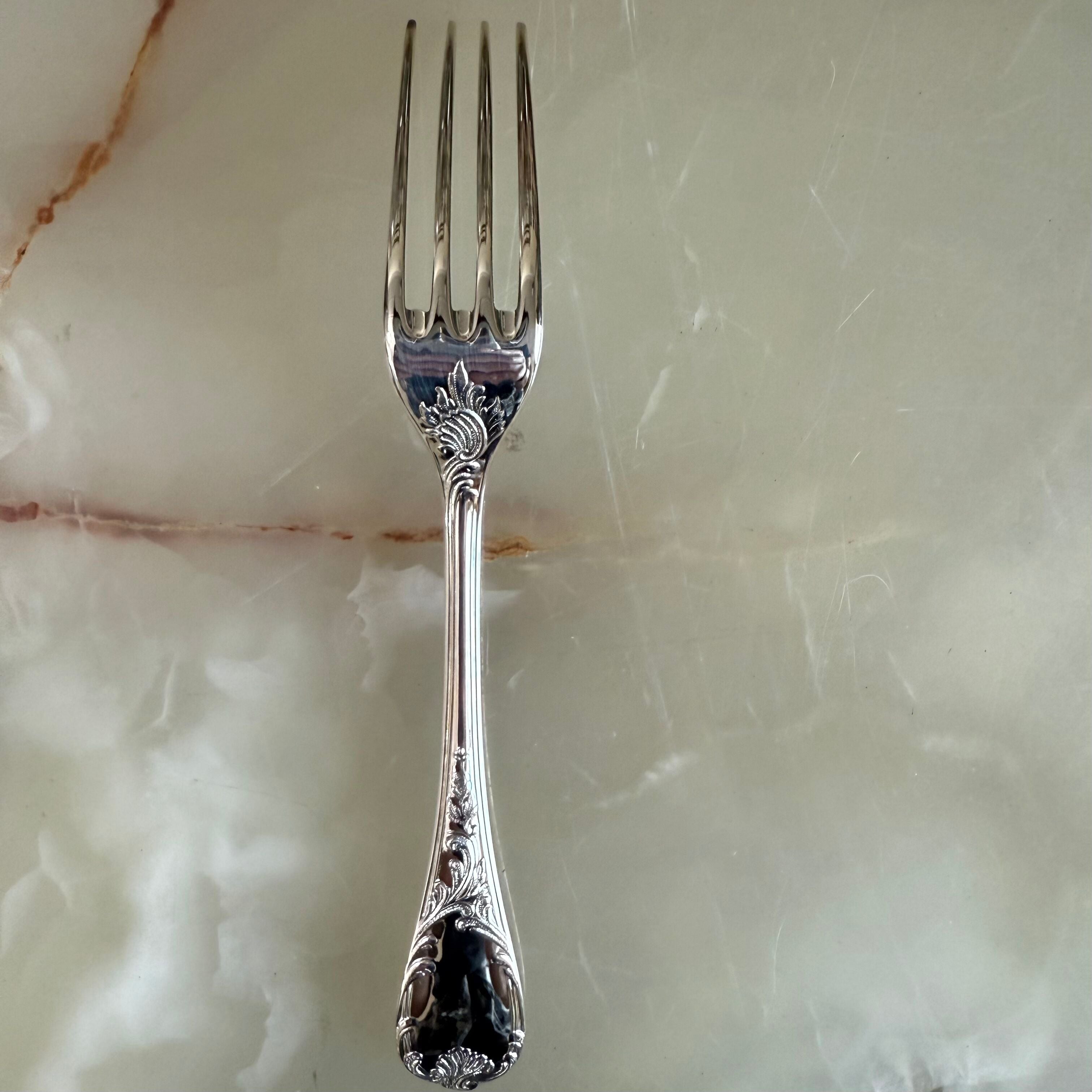 Christofle Marly Silver Plated Two-Piece Children’s Flatware Set