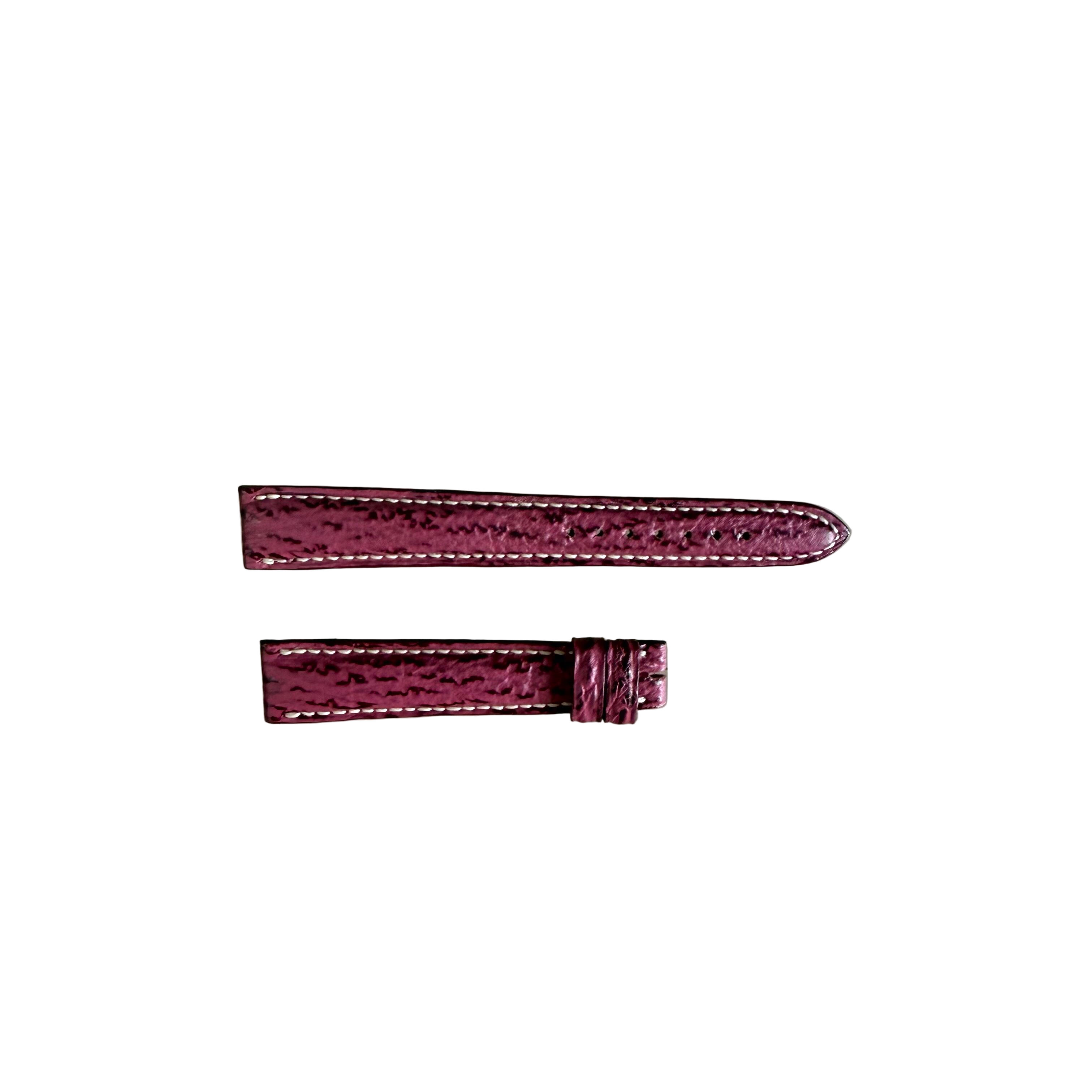 Authentic Breguet Pink Shark Watch Strap Band 15mm Padded & Stitched