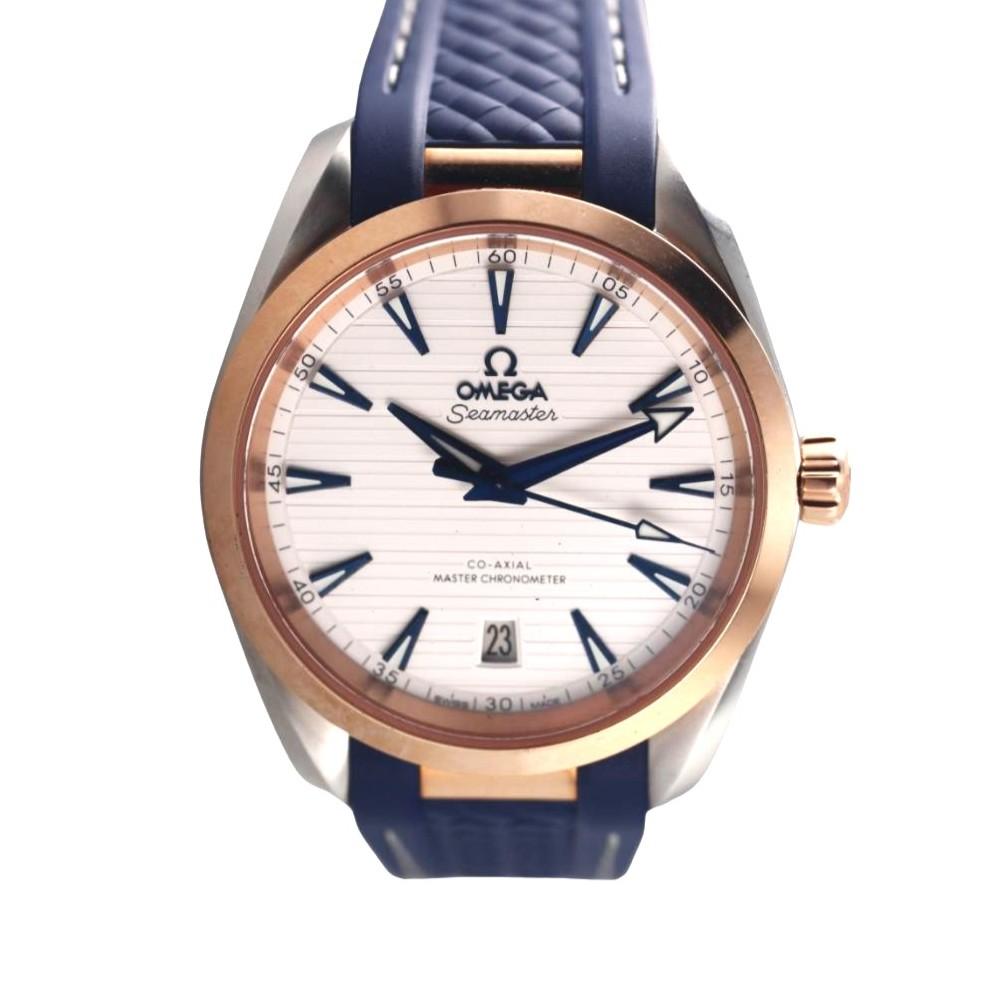 Omega Seamaster Aqua Terra Gold Steel Watch 220.22.38.20.02.001