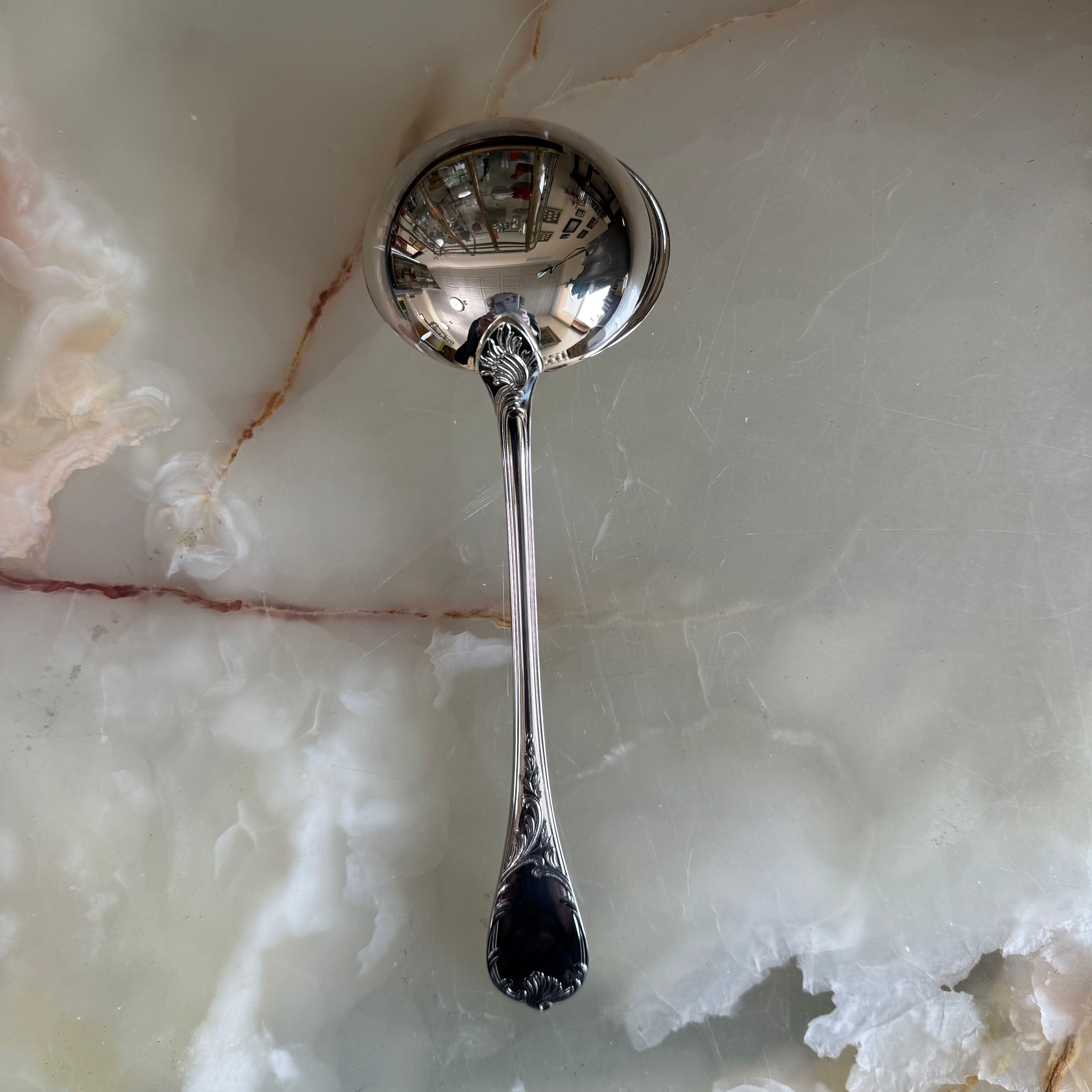 Christofle Marly Silver Plated Gravy Ladle