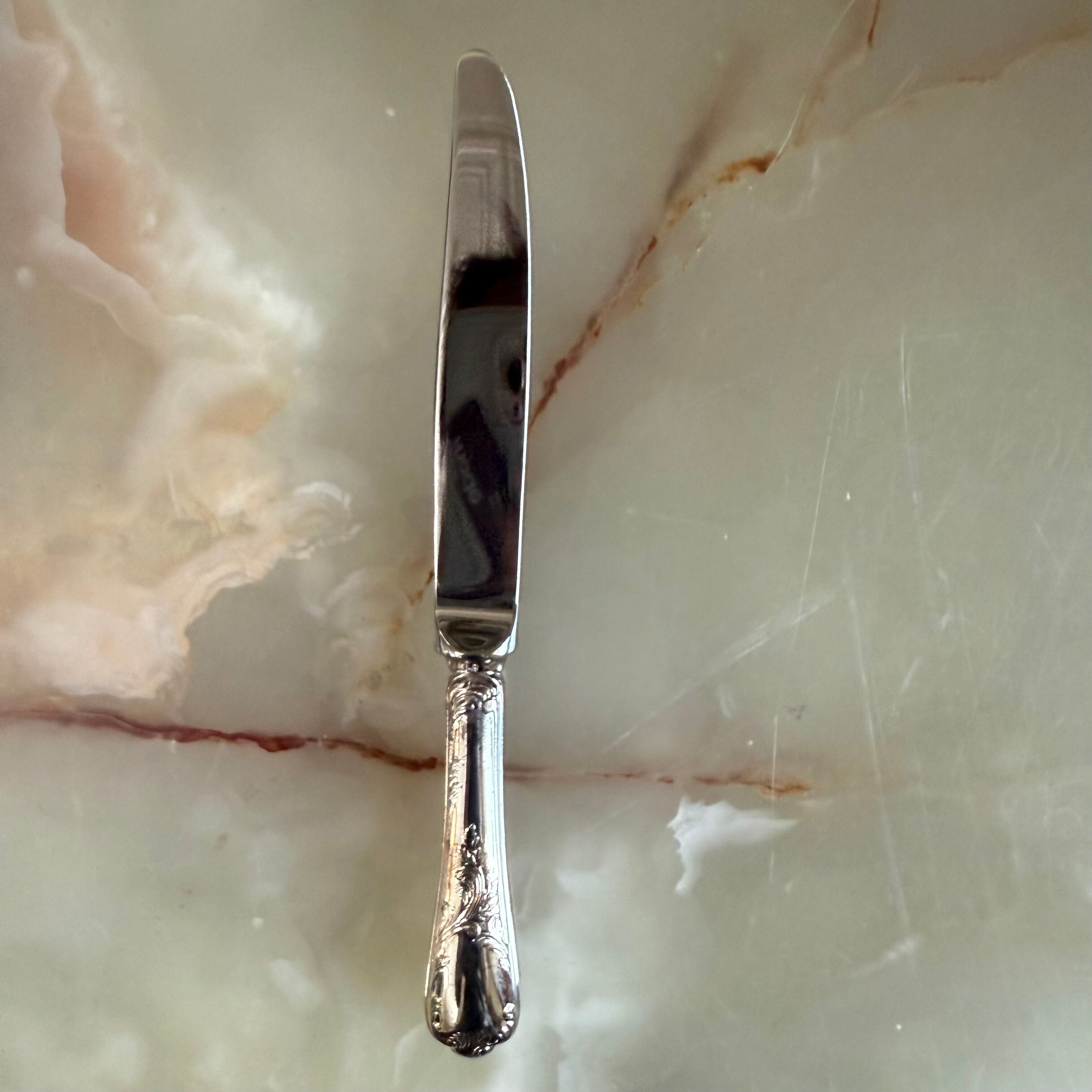 Christofle Marly Silver Plated Dessert Knife Set of 3