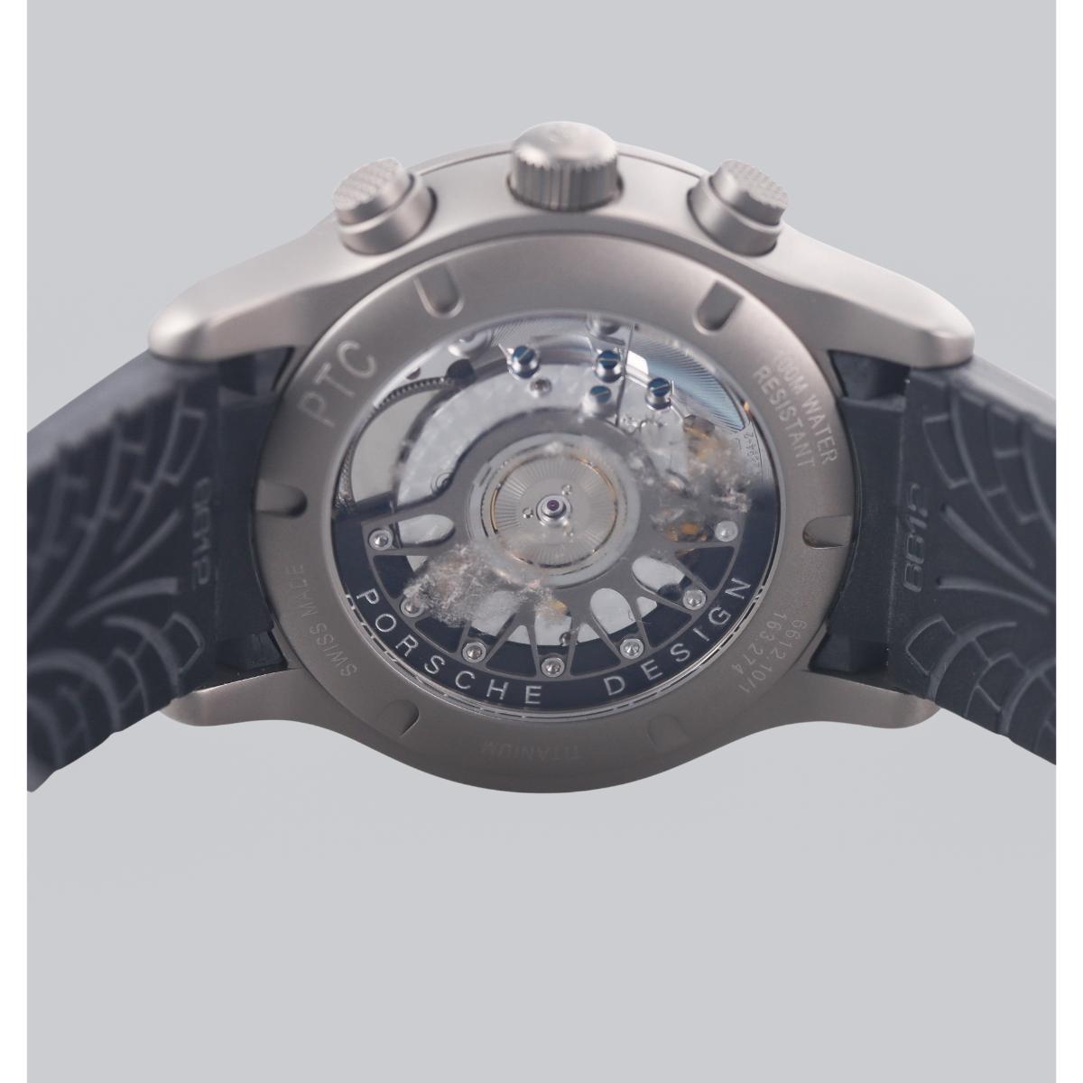 Porsche Design Dashboard Titanium Rubber Band Automatic Watch 6612.10/1
