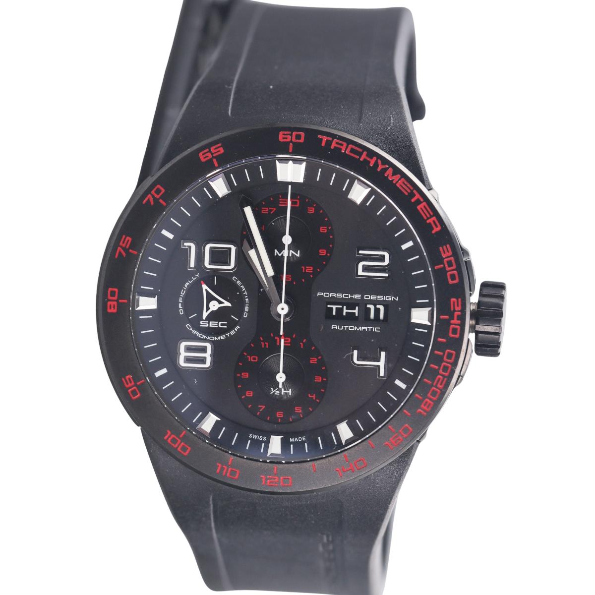 Porsche Design Flat Six Chronograph Titanium Automatic Watch P6340.41
