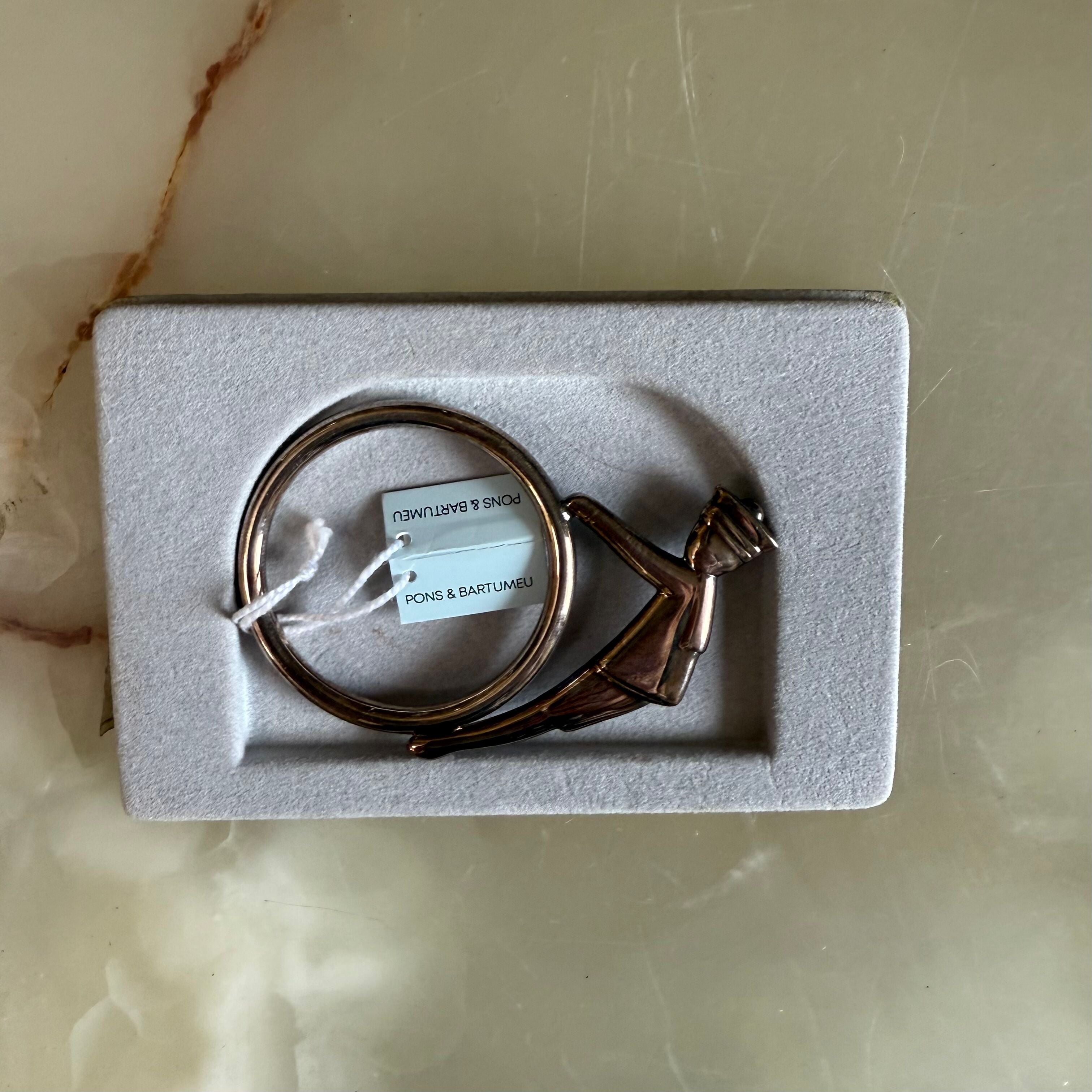 Christofle Leo Silver Plated Napkin Ring 4260513