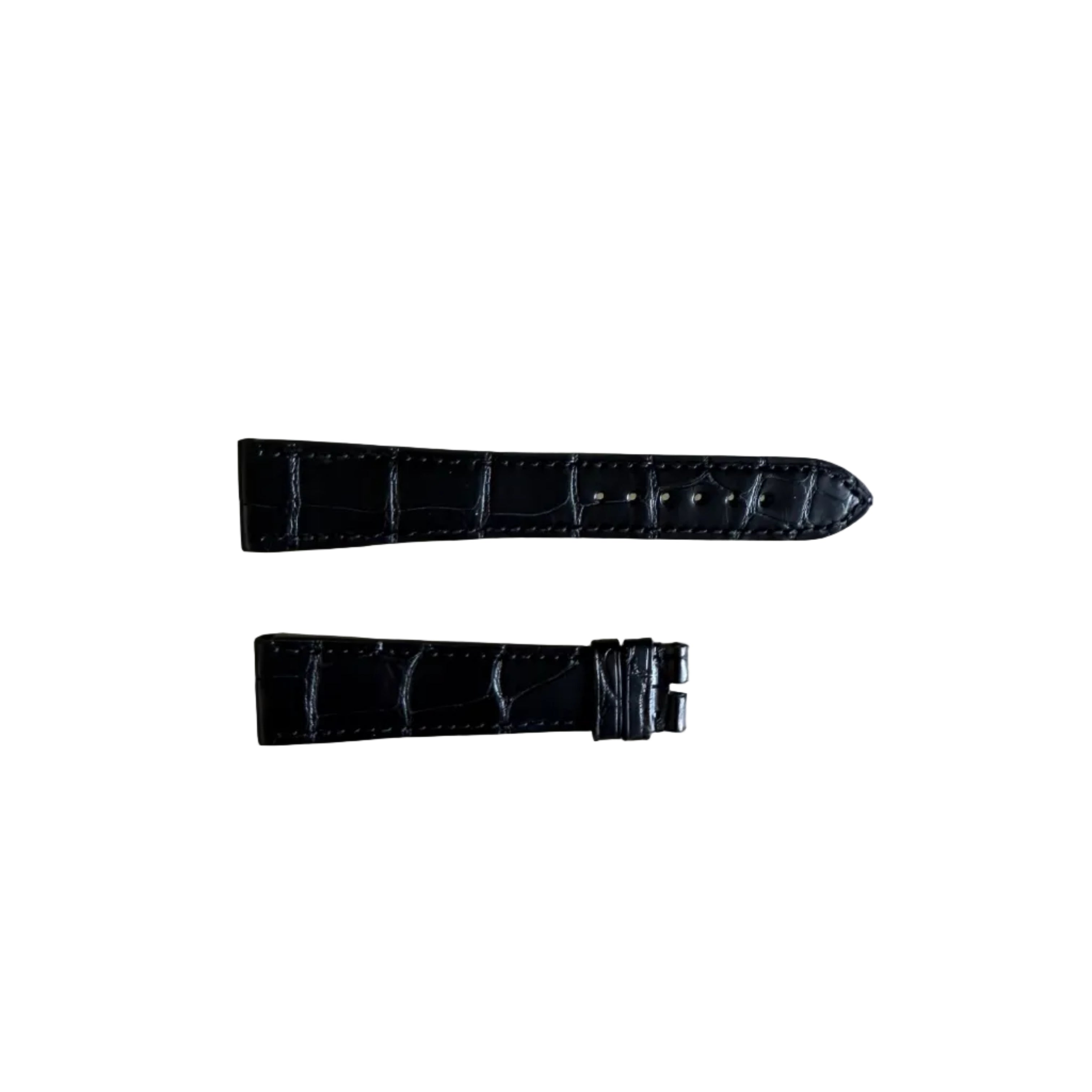 Authentic Girard Perregaux Black Crocodile Watch Strap Band 20mm