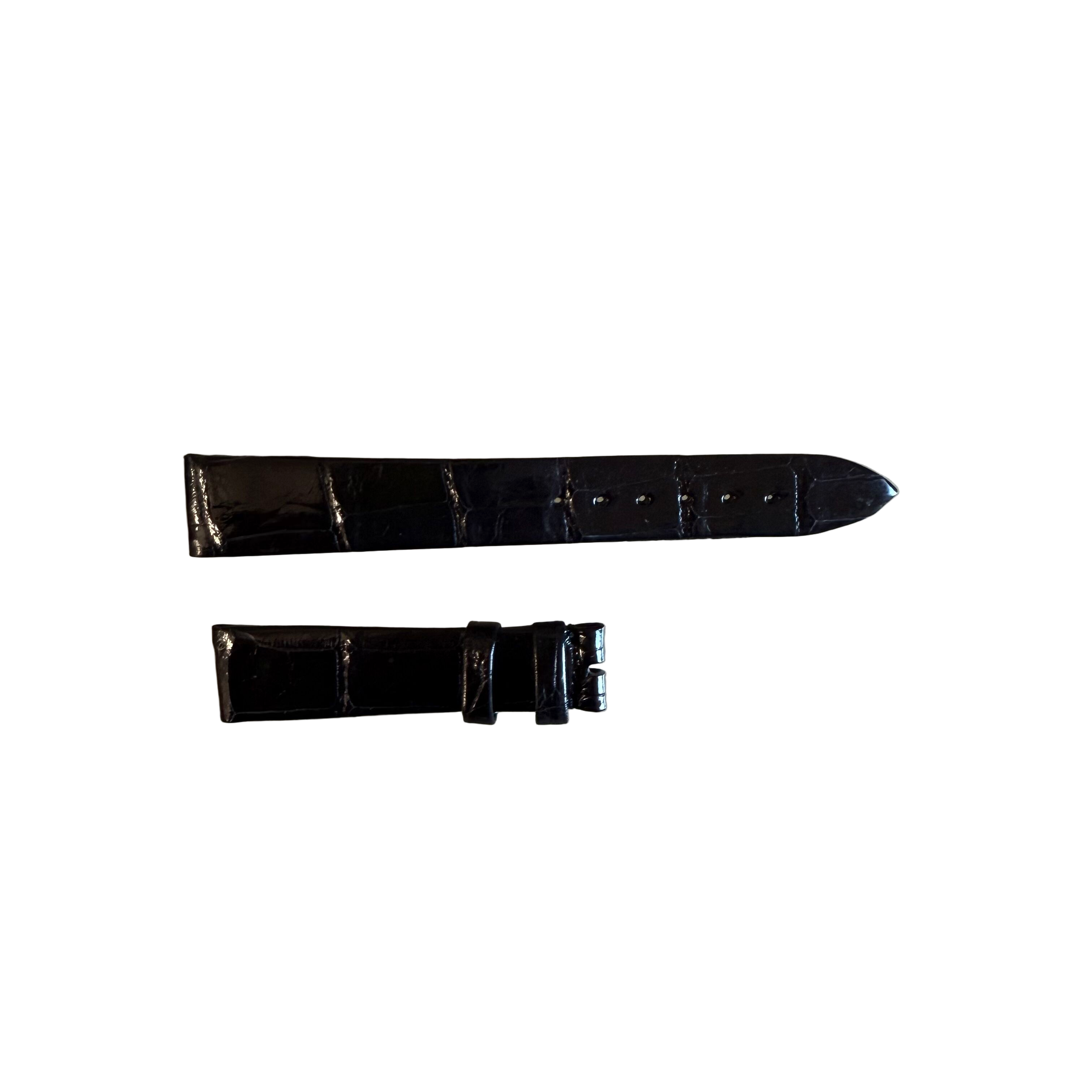 Authentic Breguet Black Crocodile Watch Strap Band 16.5mm