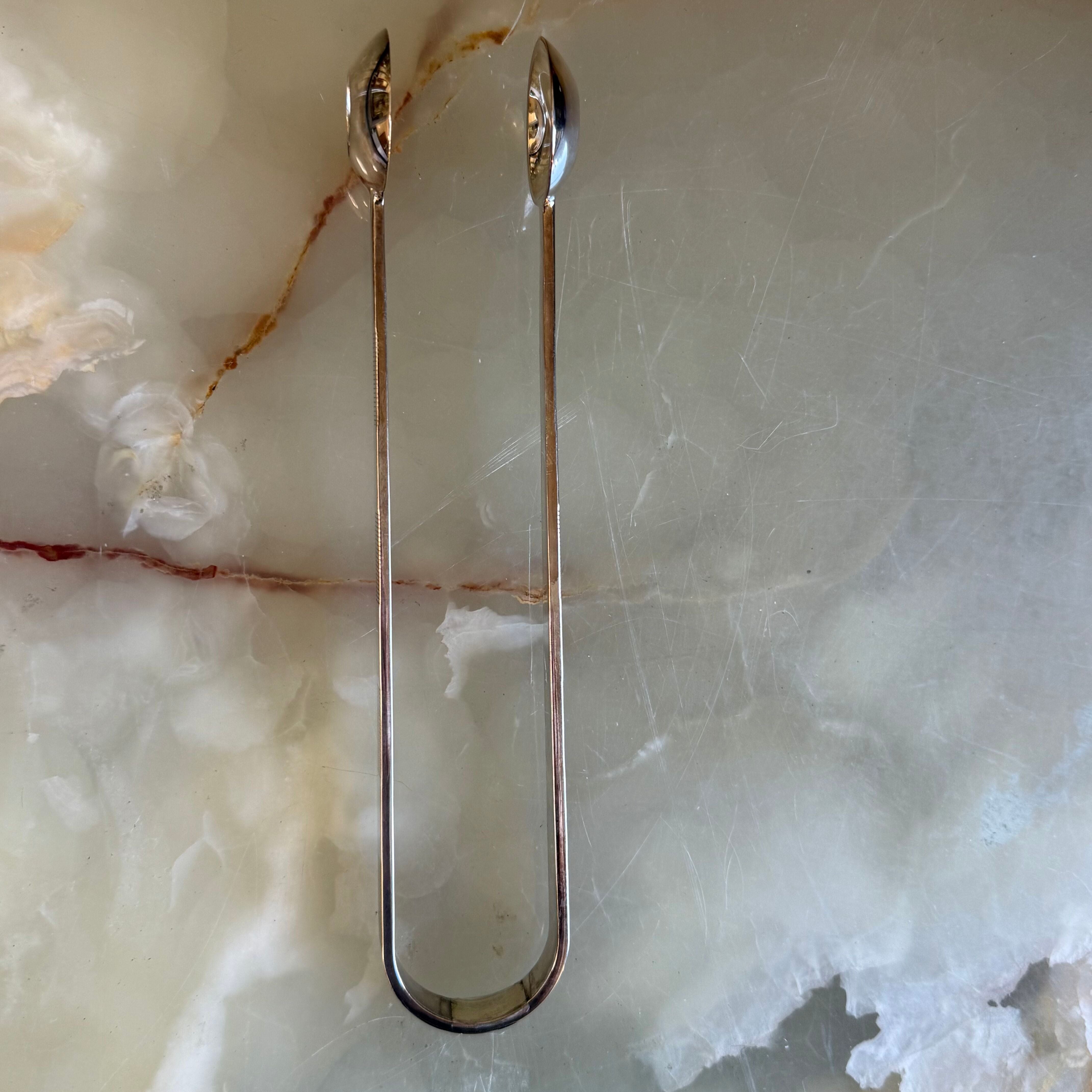 Christofle Collection 3000 Silver Plated Ice Tongs 4243040