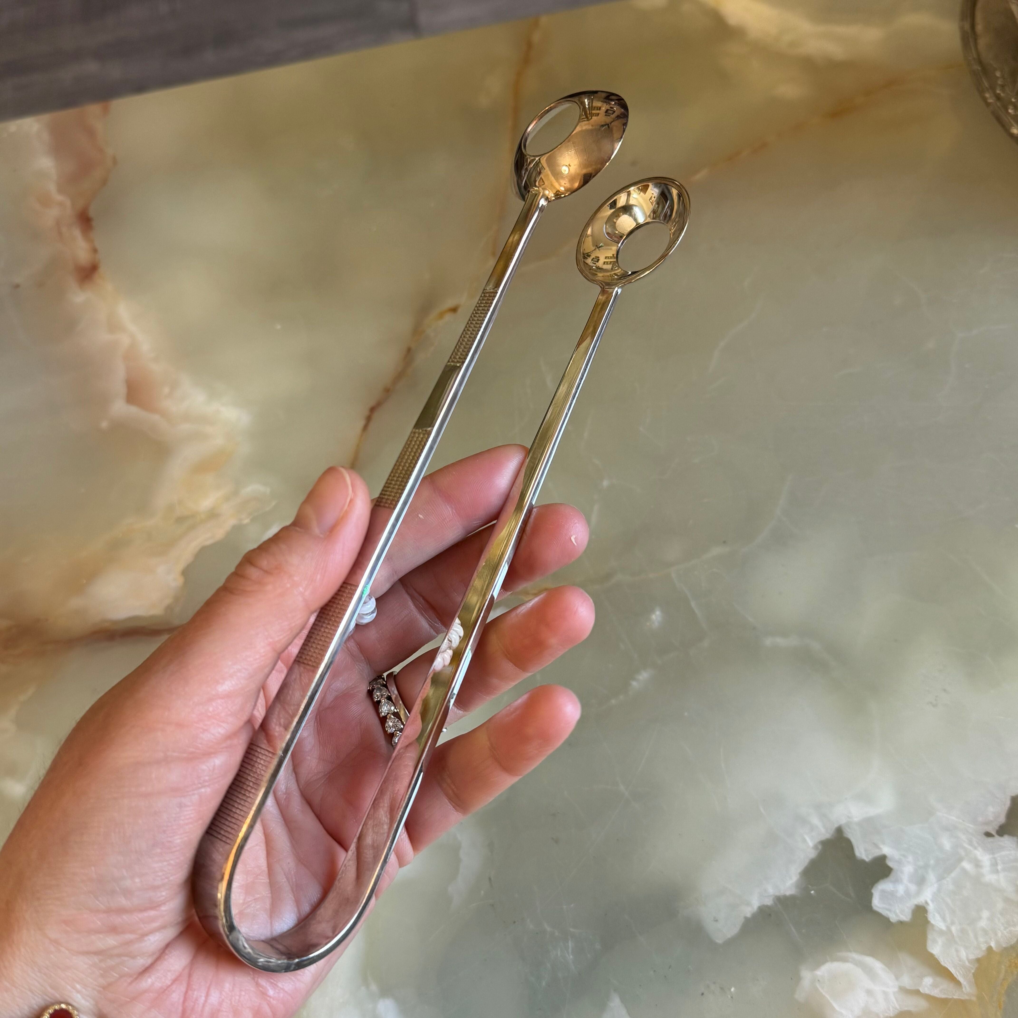 Christofle Collection 3000 Silver Plated Ice Tongs 4243040
