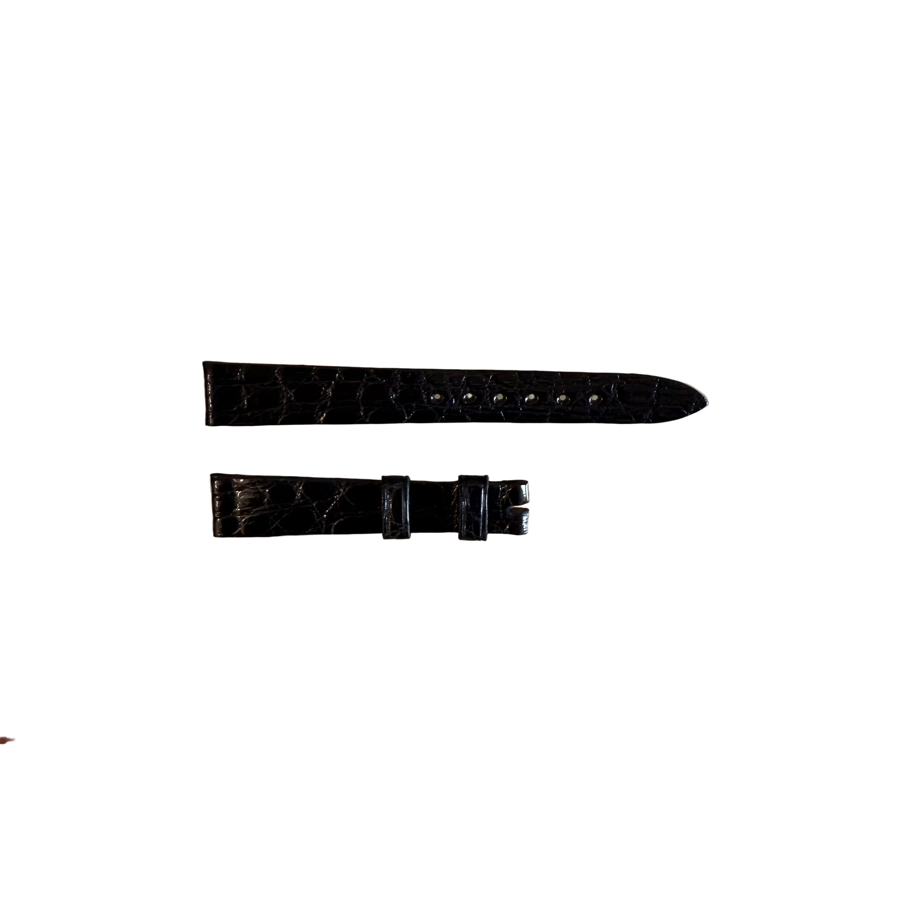 Authentic Breguet Black Crocodile Watch Strap Band 13mm