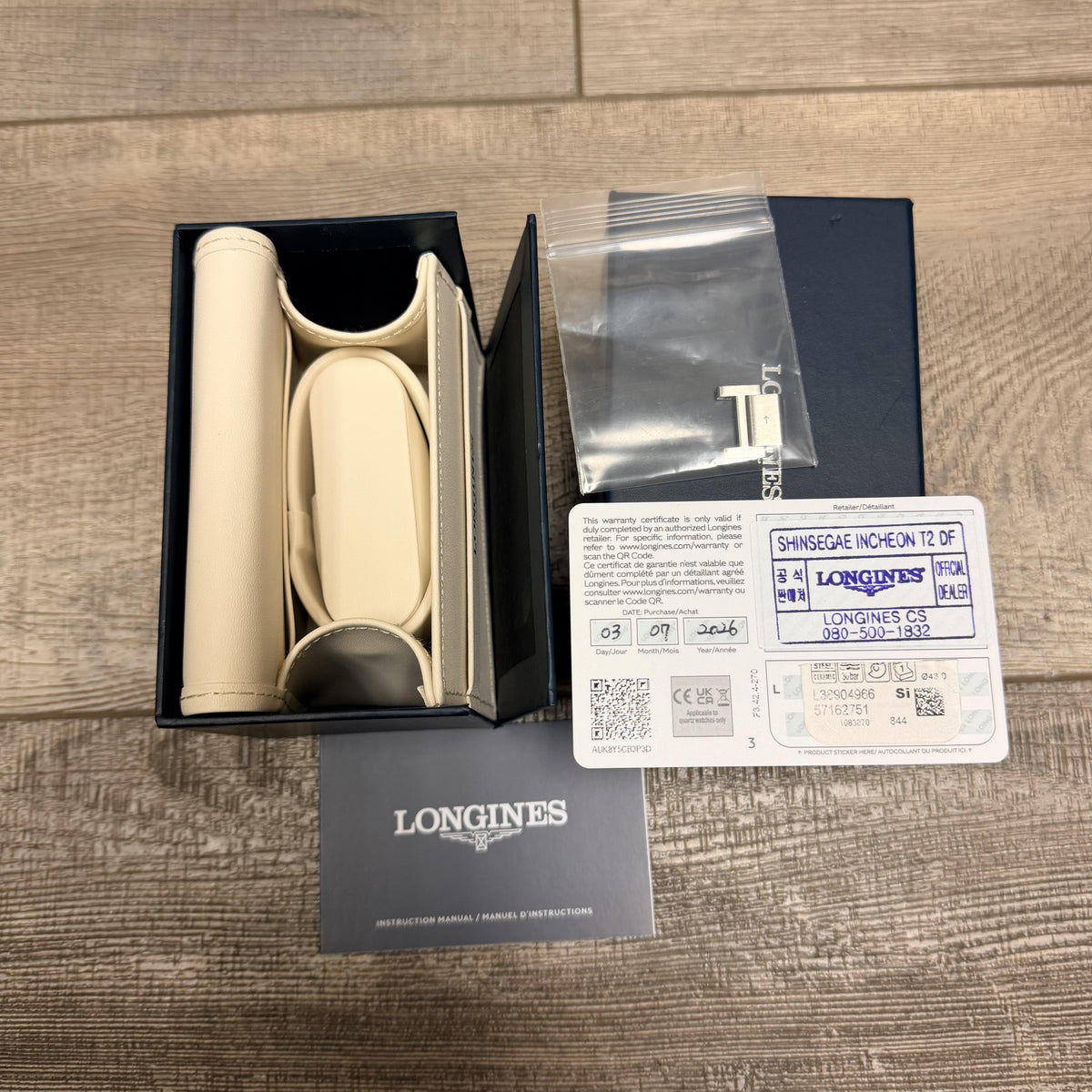 Longines Hydroconquest GMT Blue Steel Automatic Watch L38904966