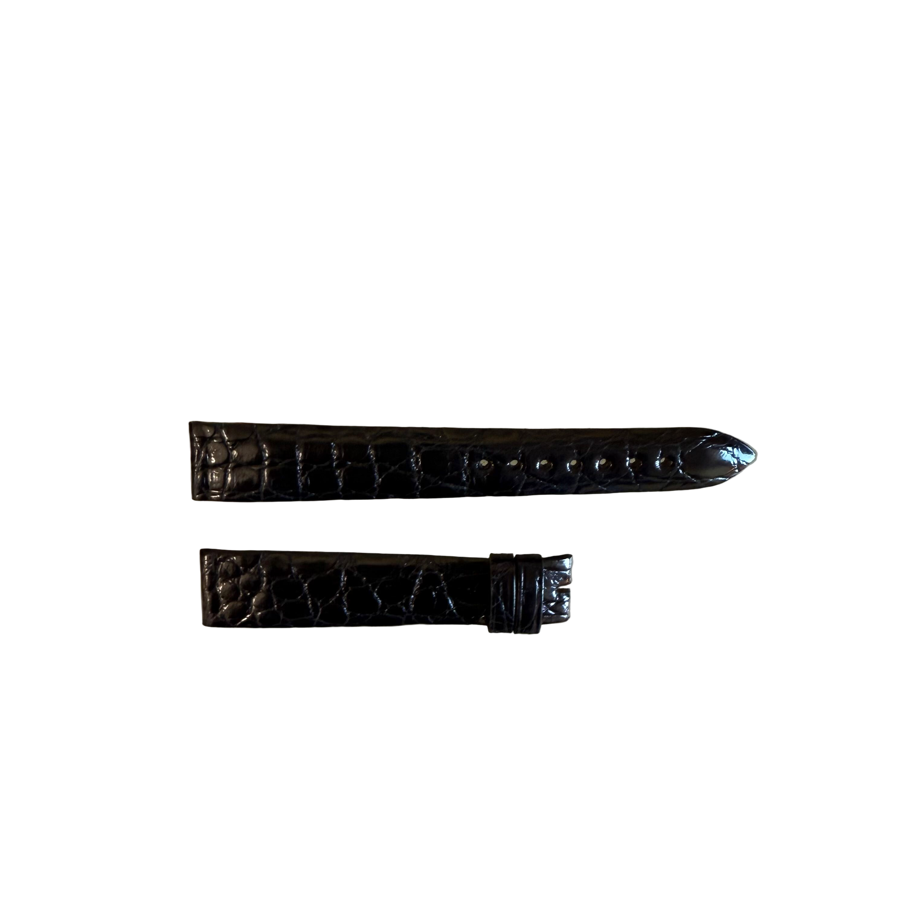 Authentic Breguet Black Crocodile Watch Strap Band 16mm
