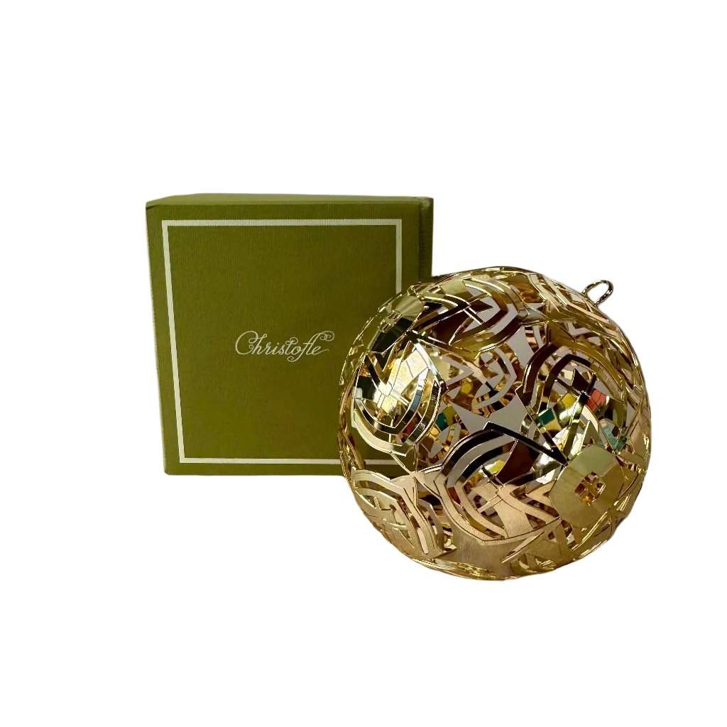 New Christofle Christmas Noel 2022 Ornament Ball B04754664