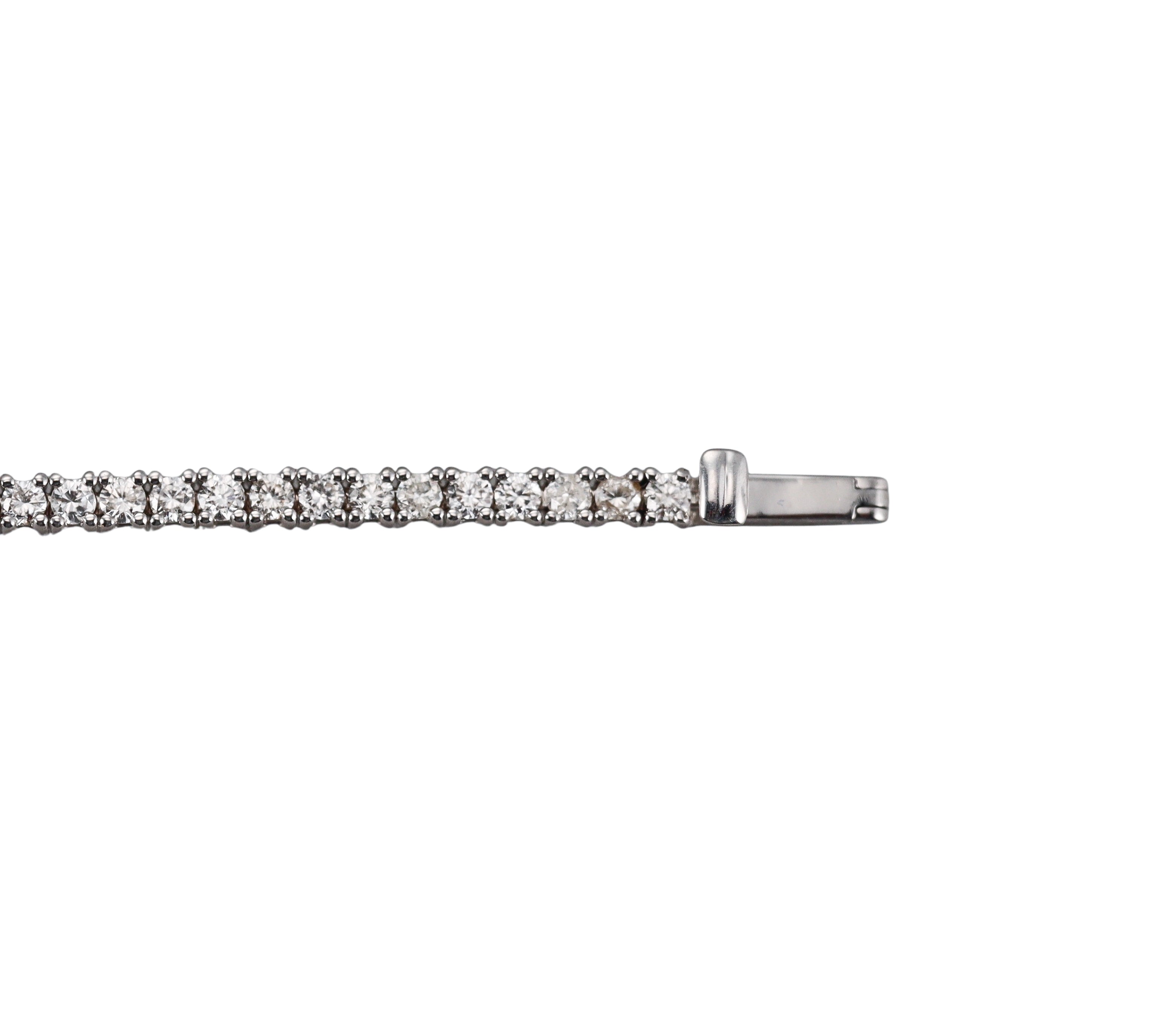 14k White Gold 2.00ctw Diamond Tennis Bracelet
