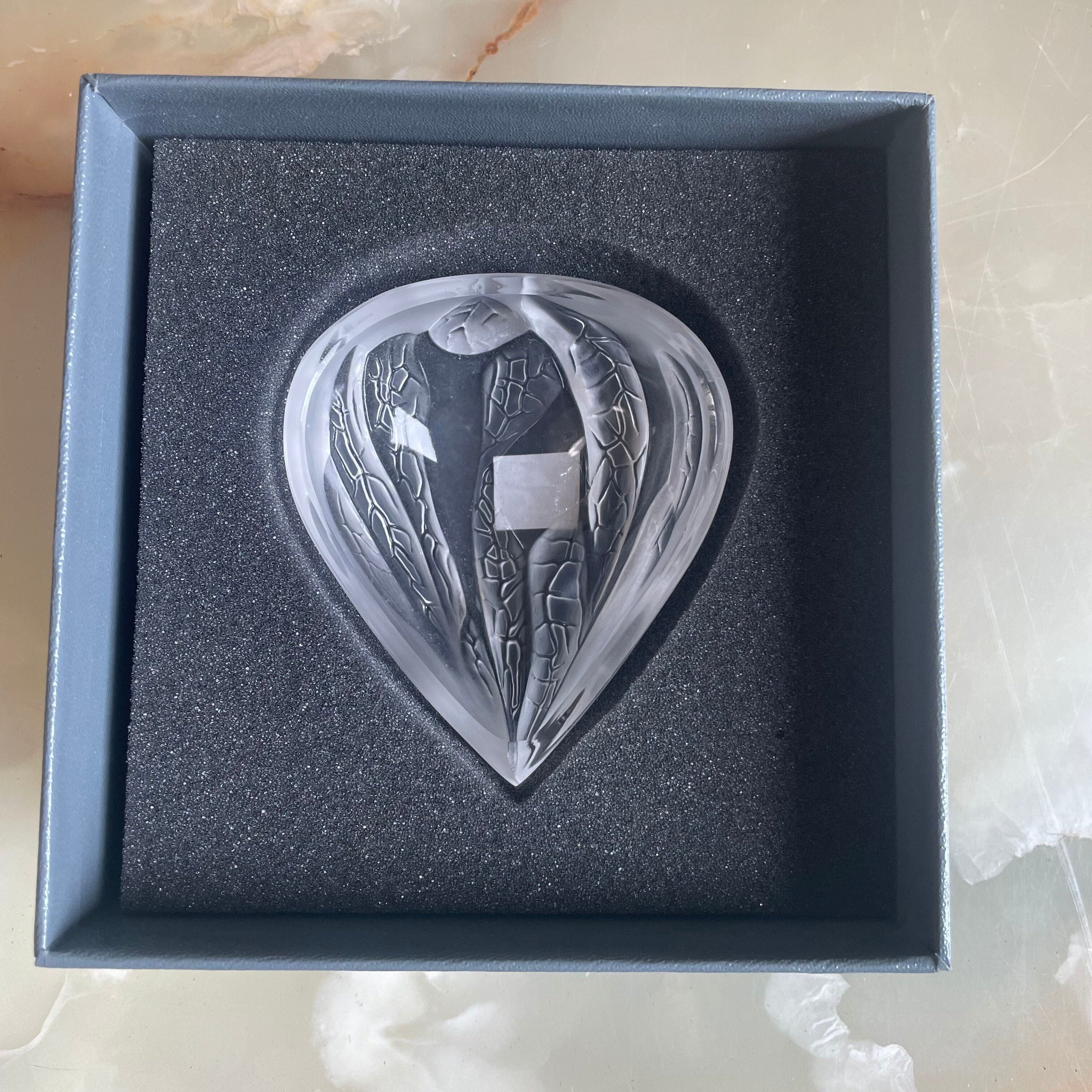 Lalique Crystal Encaged Love Clear Small Box 1112100