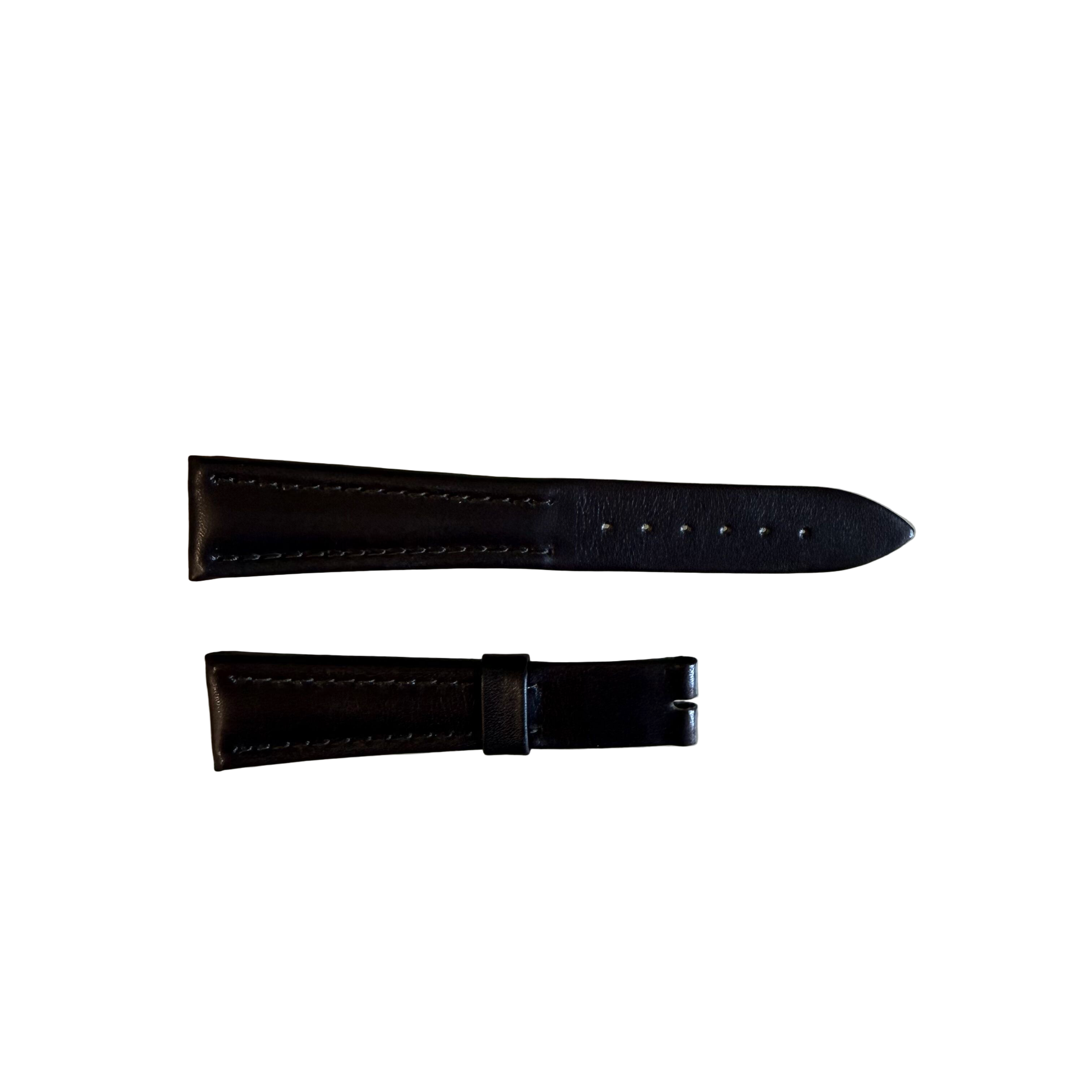 Authentic Breguet Brown Genuine Leather Watch Strap Band 21mm Padded & Stitched