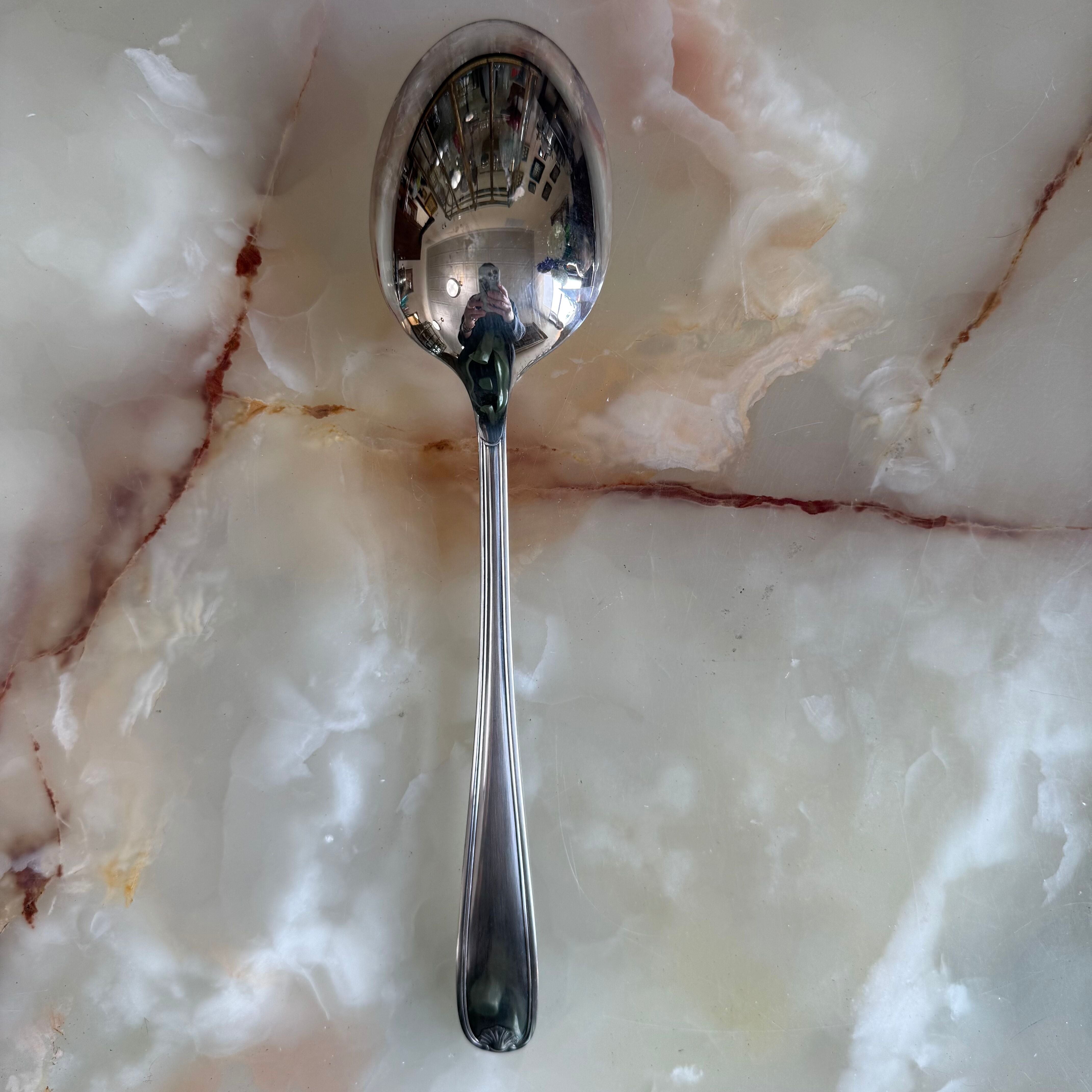 Christofle Marot Silver Plated Serving Spoon 10'' 00003006