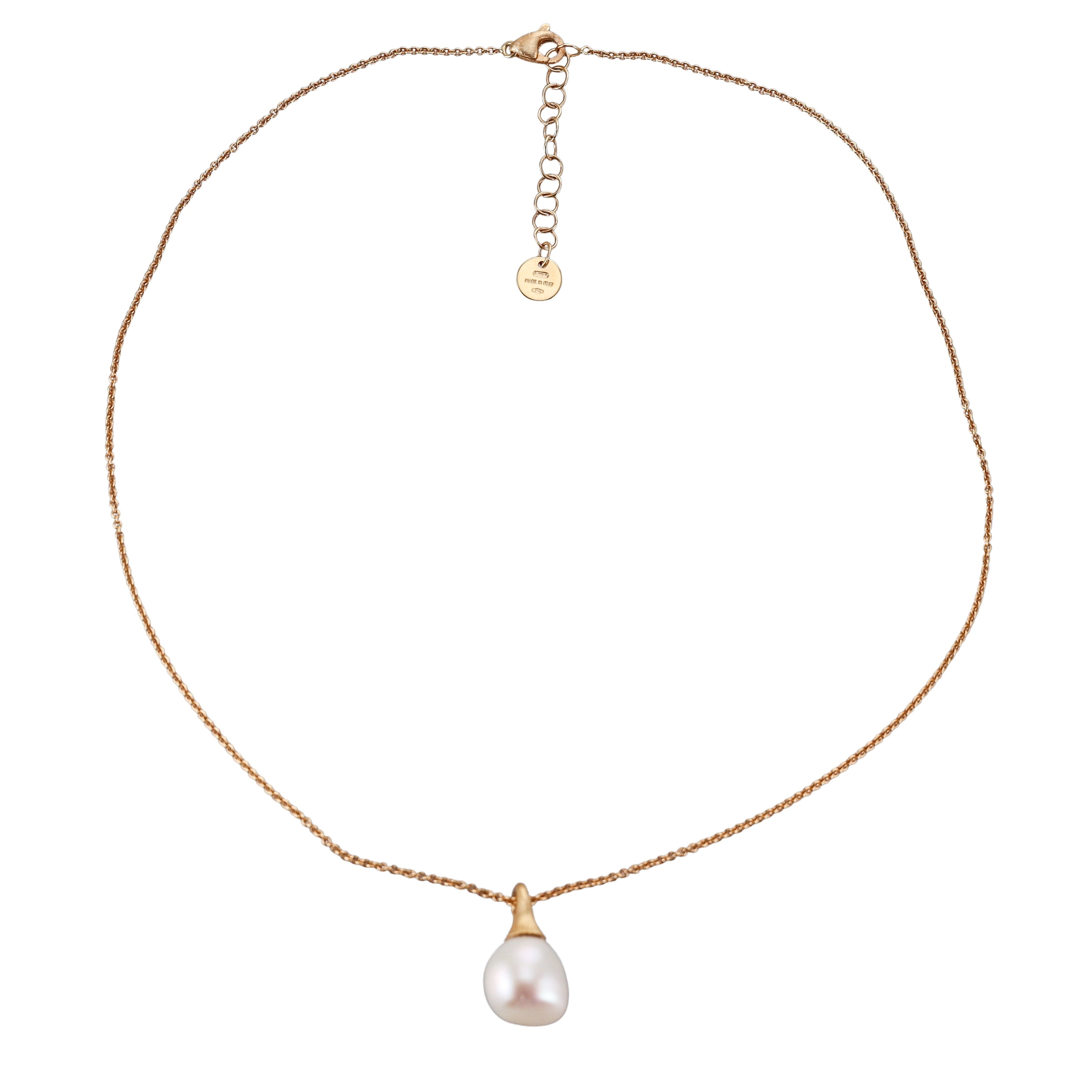 Marco Bicego Africa 18k Pearl Pendant Necklace