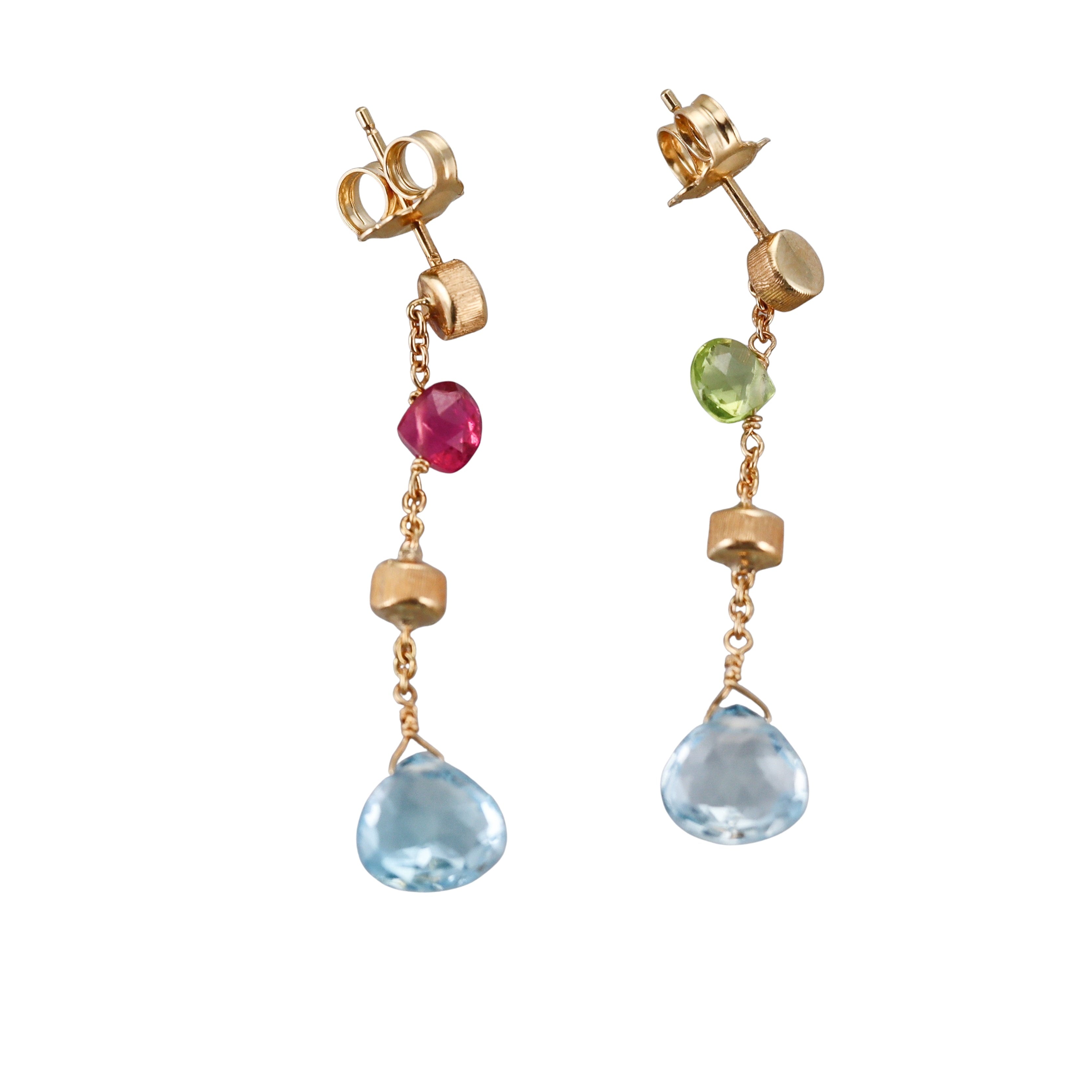 Marco Bicego Paradise 18K Gemstone Earrings