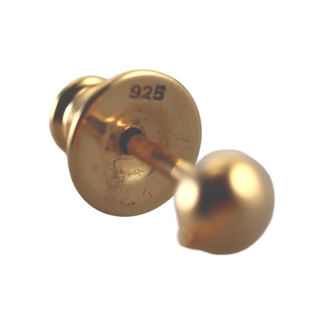 Lalique Papillon Peach Crystal Gold Plated Butterfly Earrings 10753900
