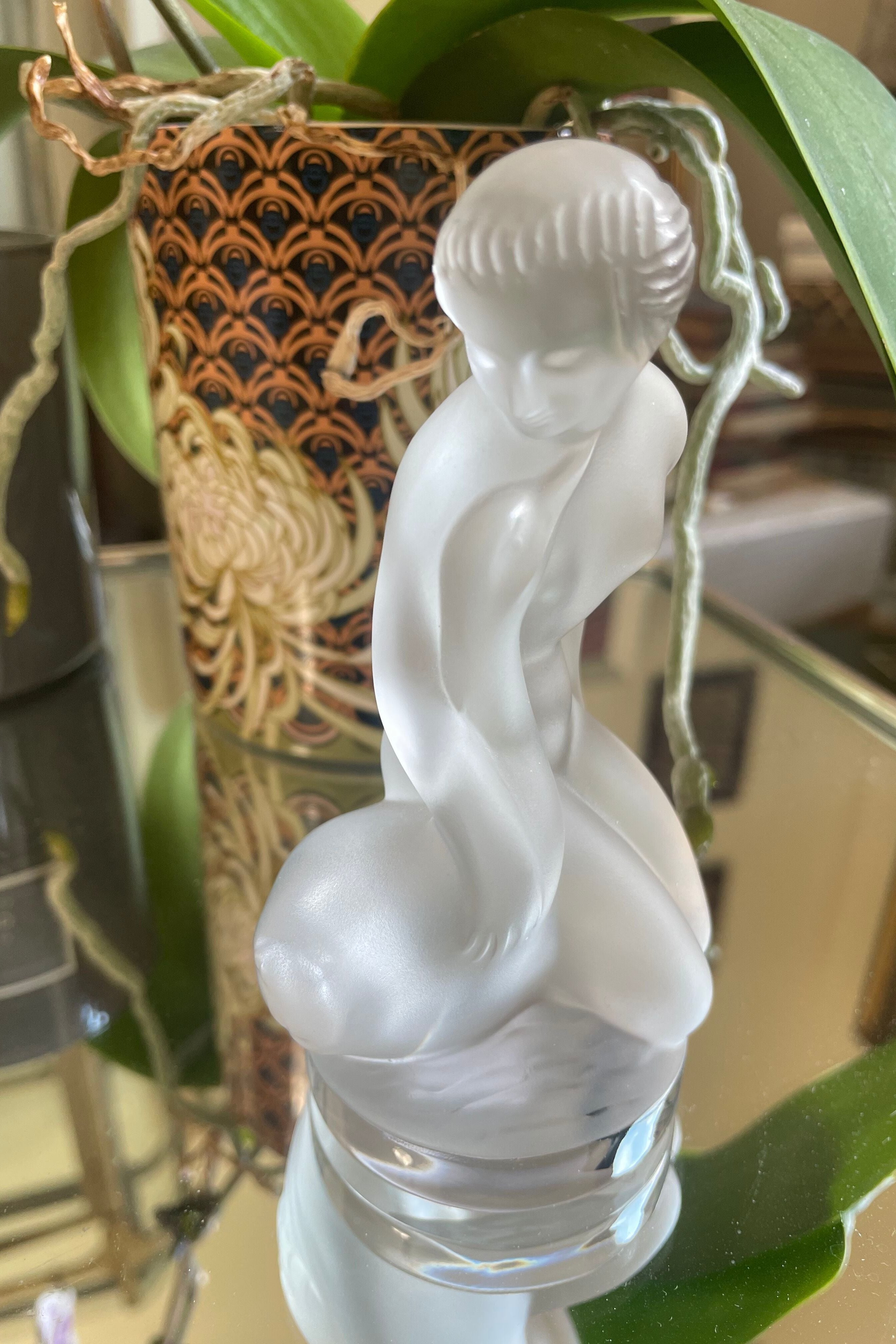 Lalique Crystal Figurine Leda 1190500