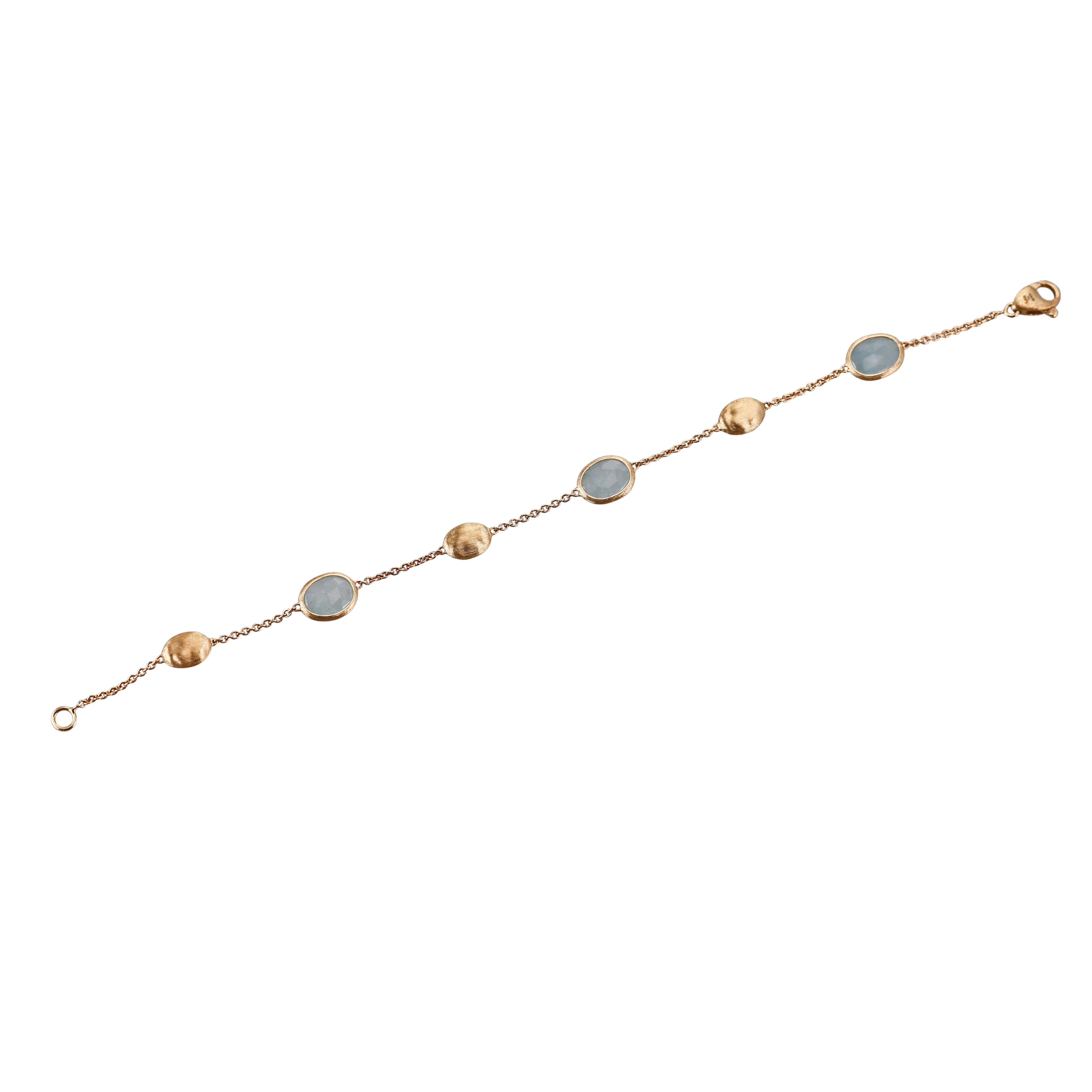 Marco Bicego Siviglia 18K Gold Aquamarine Bracelet