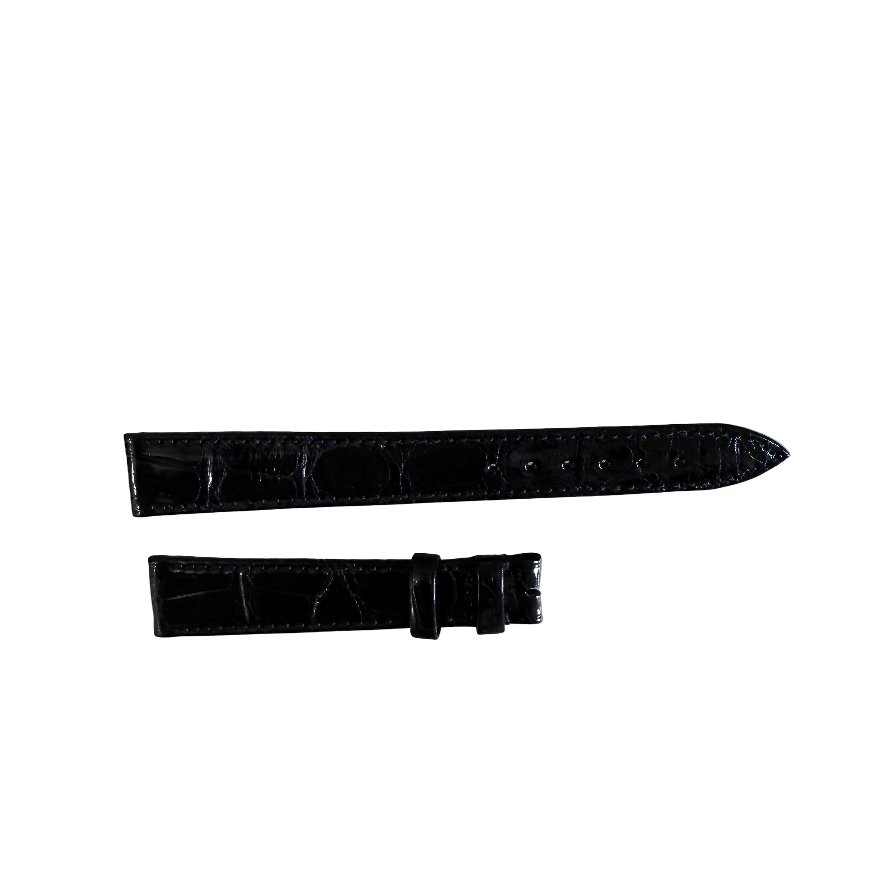 Authentic Breguet Black Crocodile Watch Strap Band 16mm
