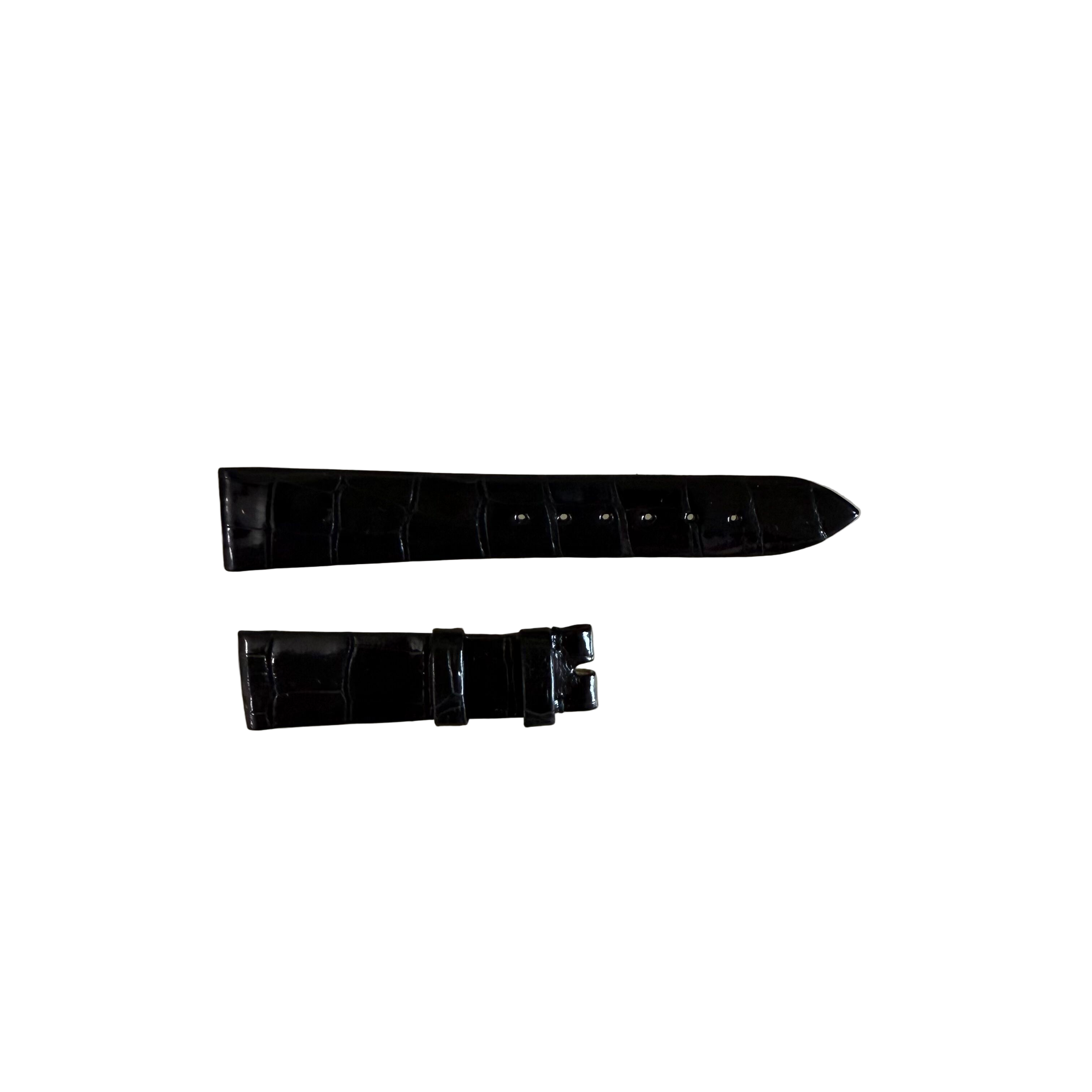 Authentic Breguet Black Crocodile Watch Strap Band 17mm