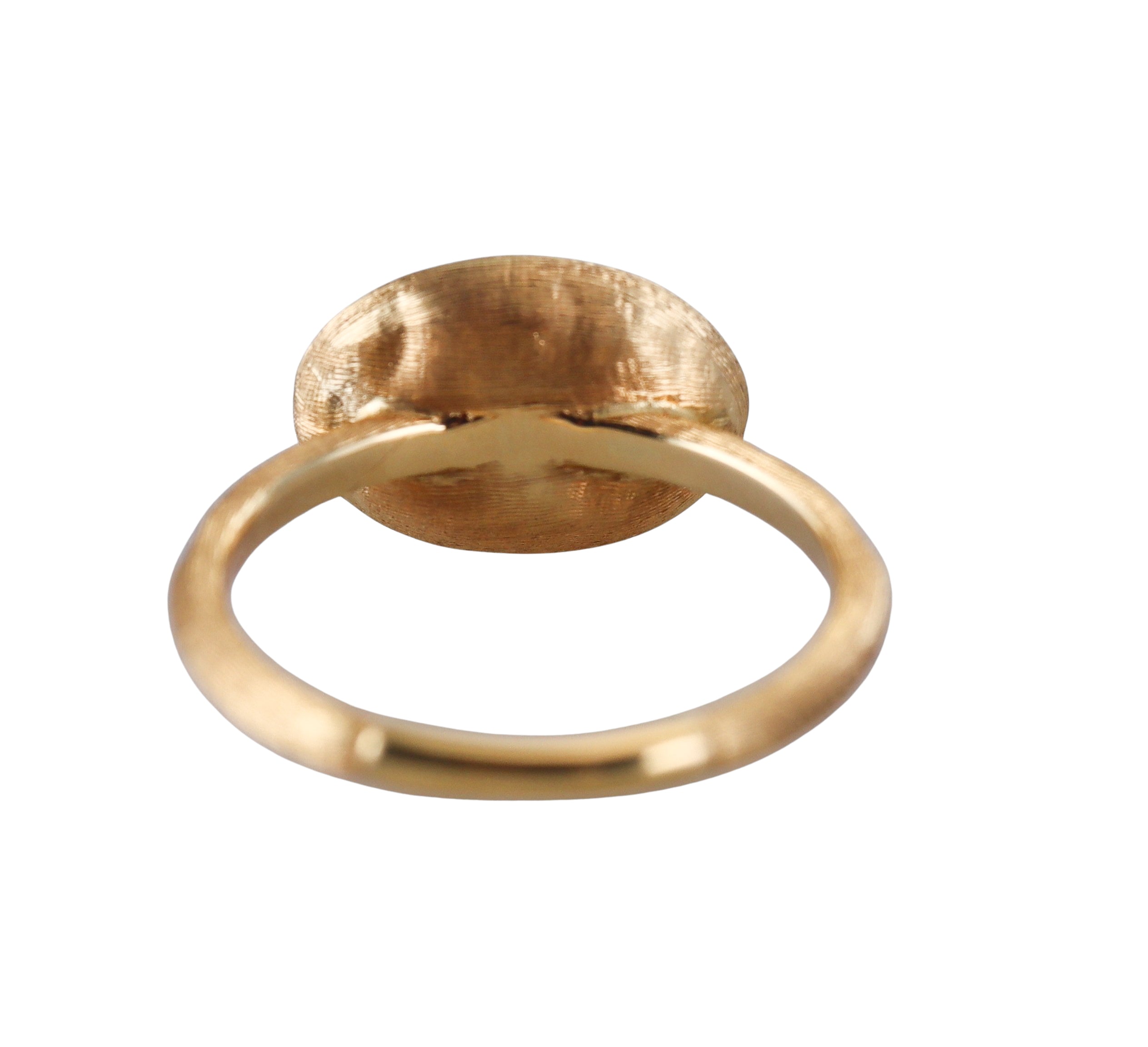 Marco Bicego Siviglia 18K Gold Horizontal Ring with Diamonds