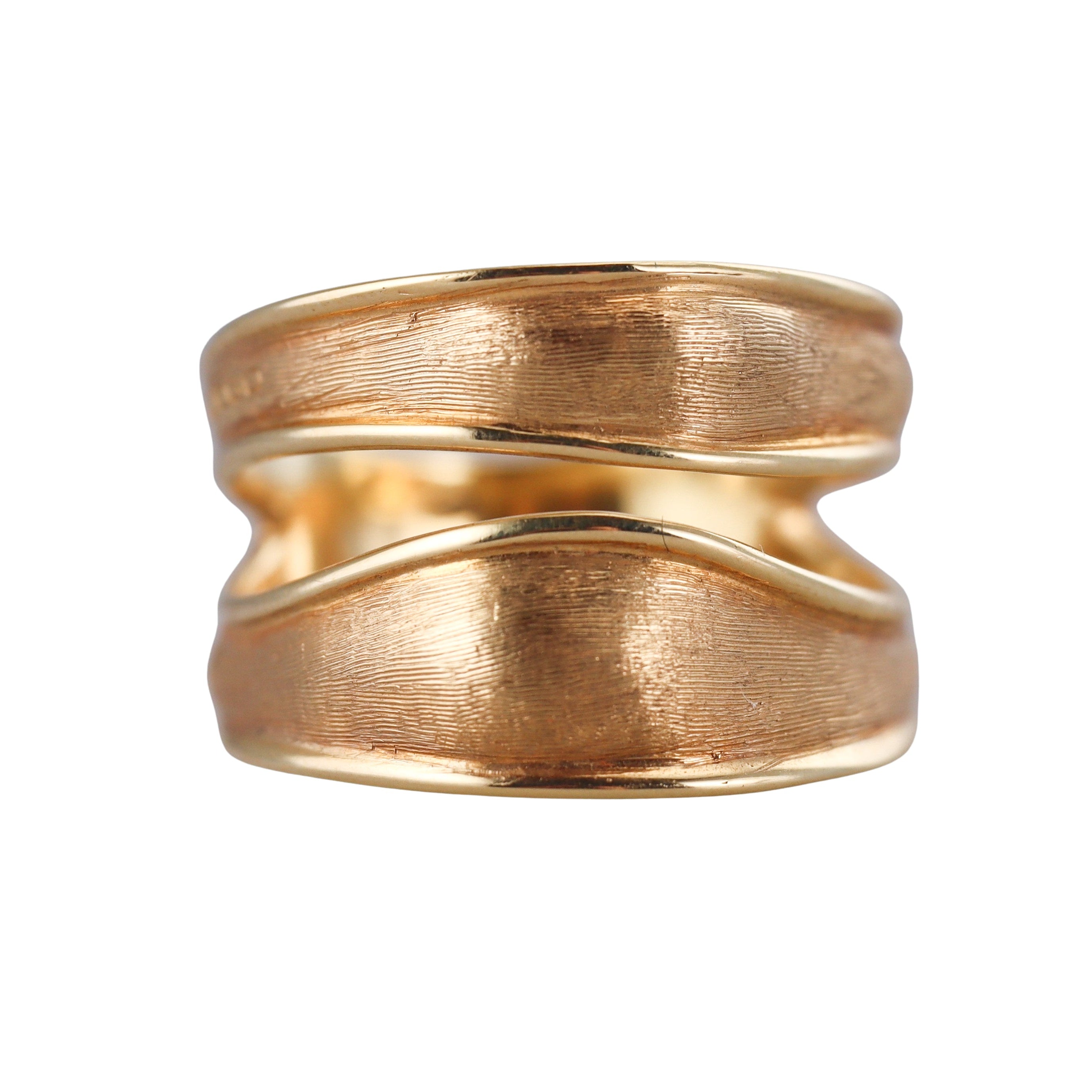 Marco Bicego Lunaria Gold Split Band Ring
