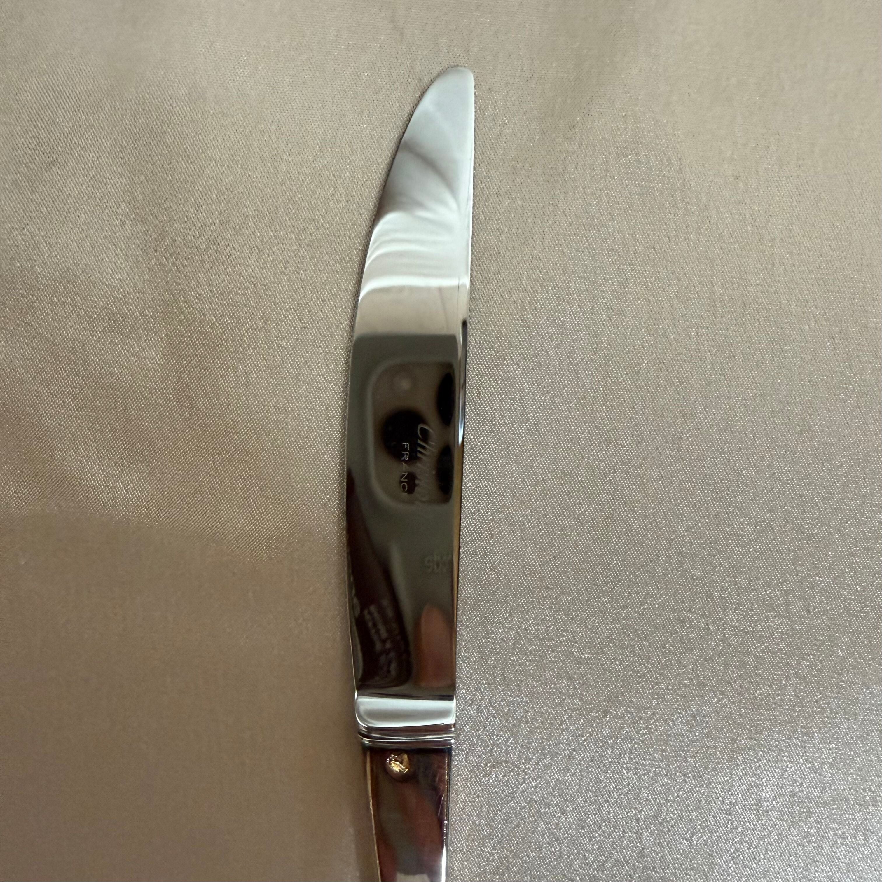 Christofle B.Y.  BY Silver Plated Dessert Knife 00033010