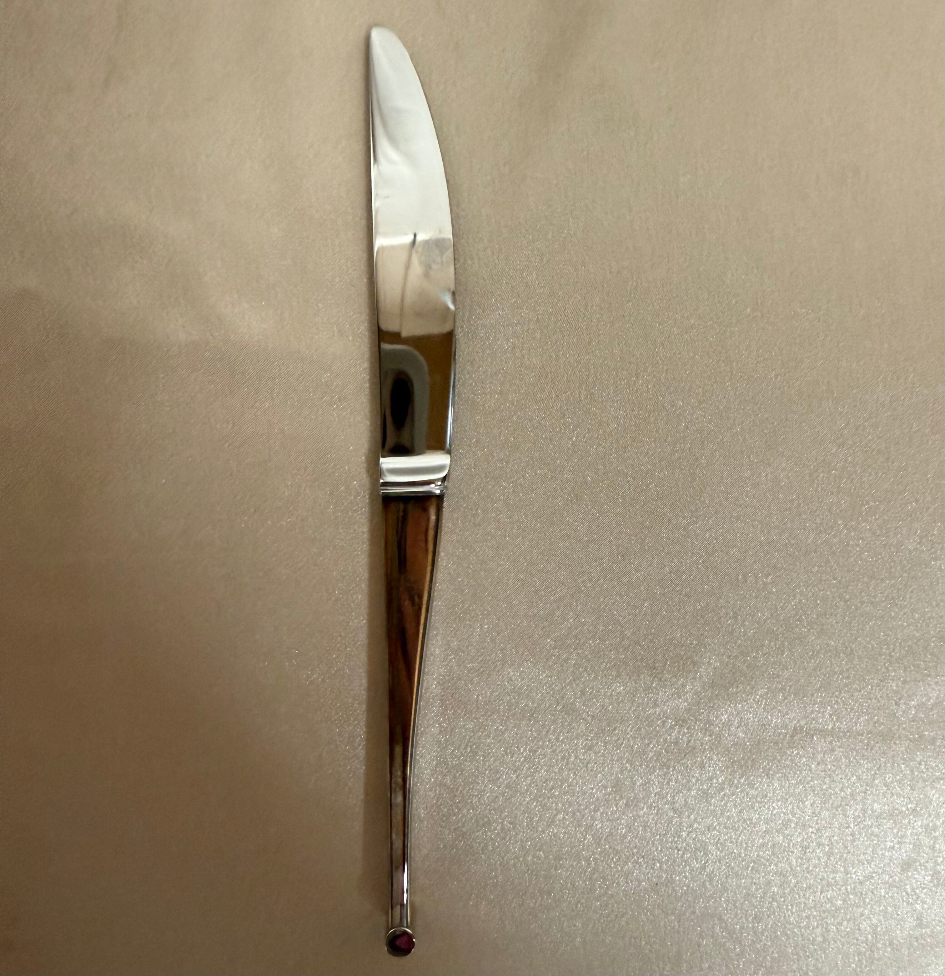 Christofle B.Y.  BY Silver Plated Dessert Knife 00033010