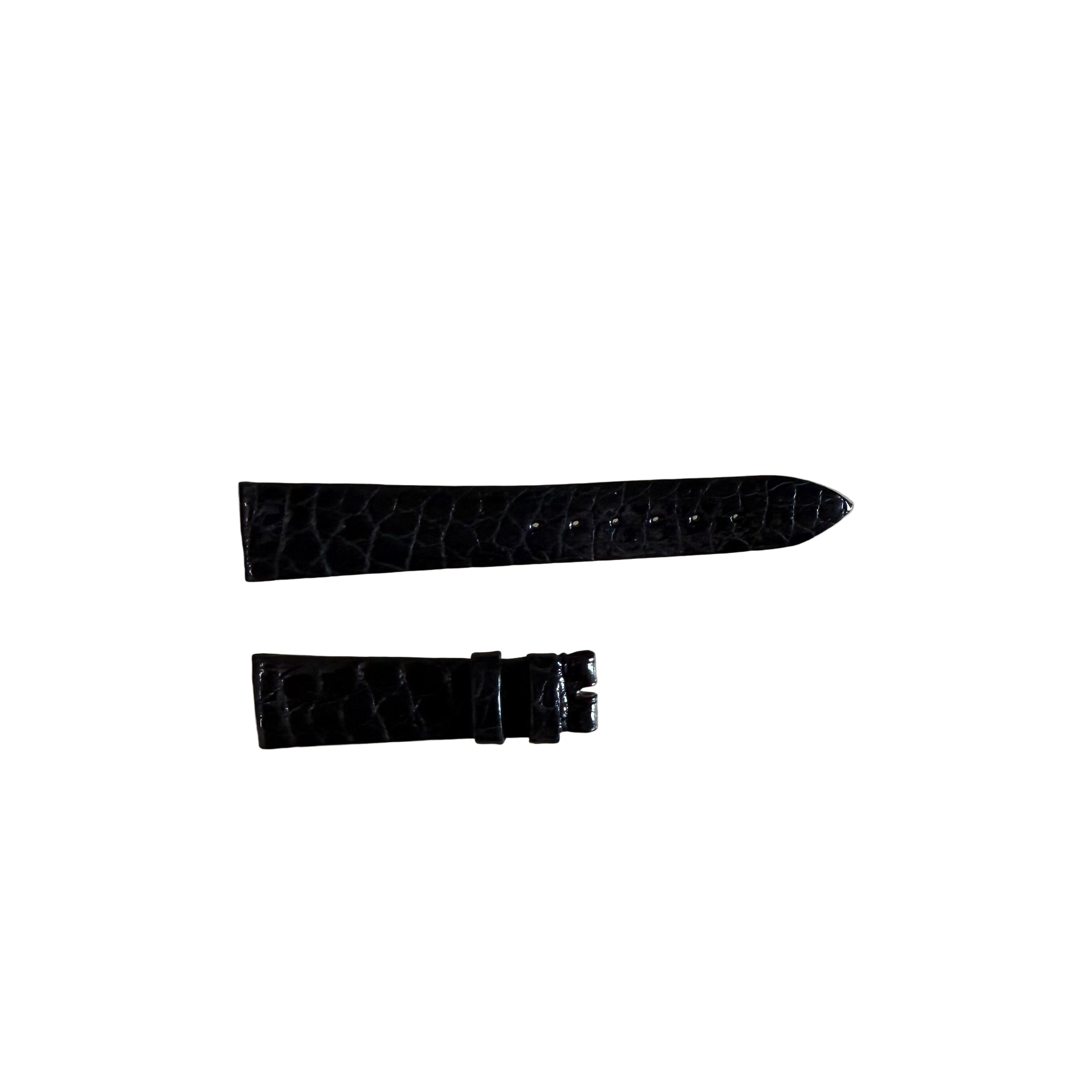 Authentic Breguet Black Crocodile Watch Strap Band 17mm