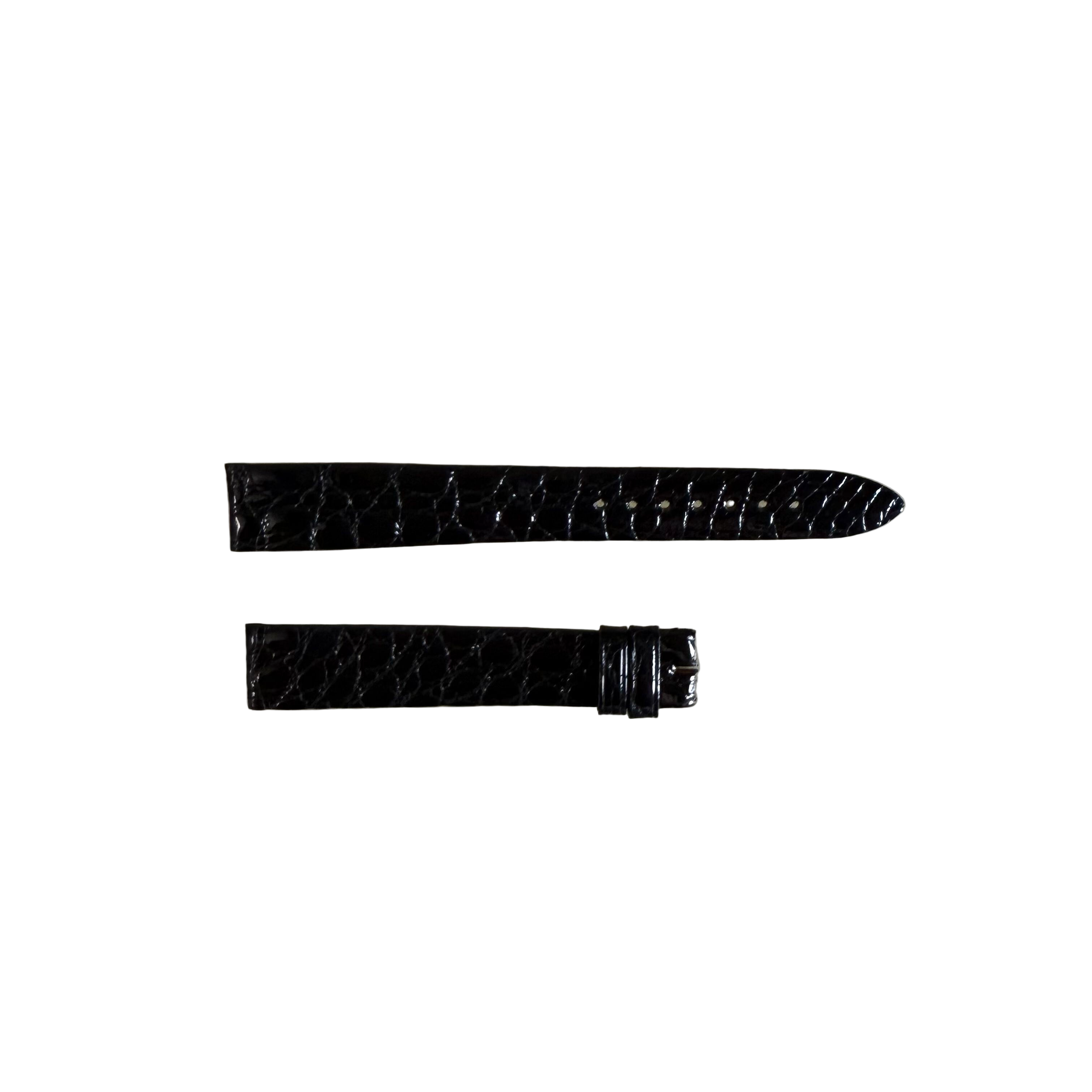 Authentic Breguet Black Crocodile Watch Strap Band 16mm