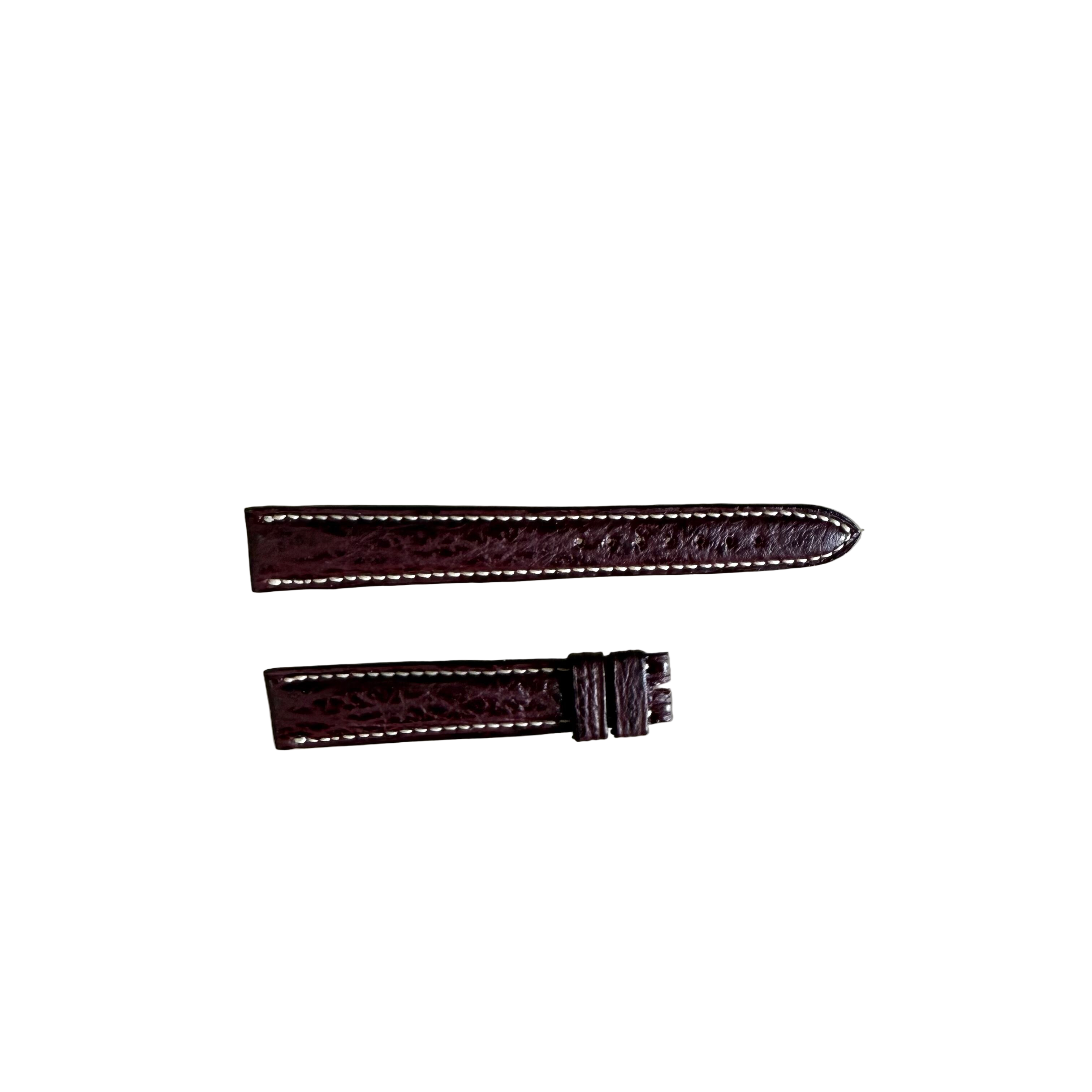 Authentic Breguet Burgundy Shark Watch Strap Band 14.5mm Padded & Stitched