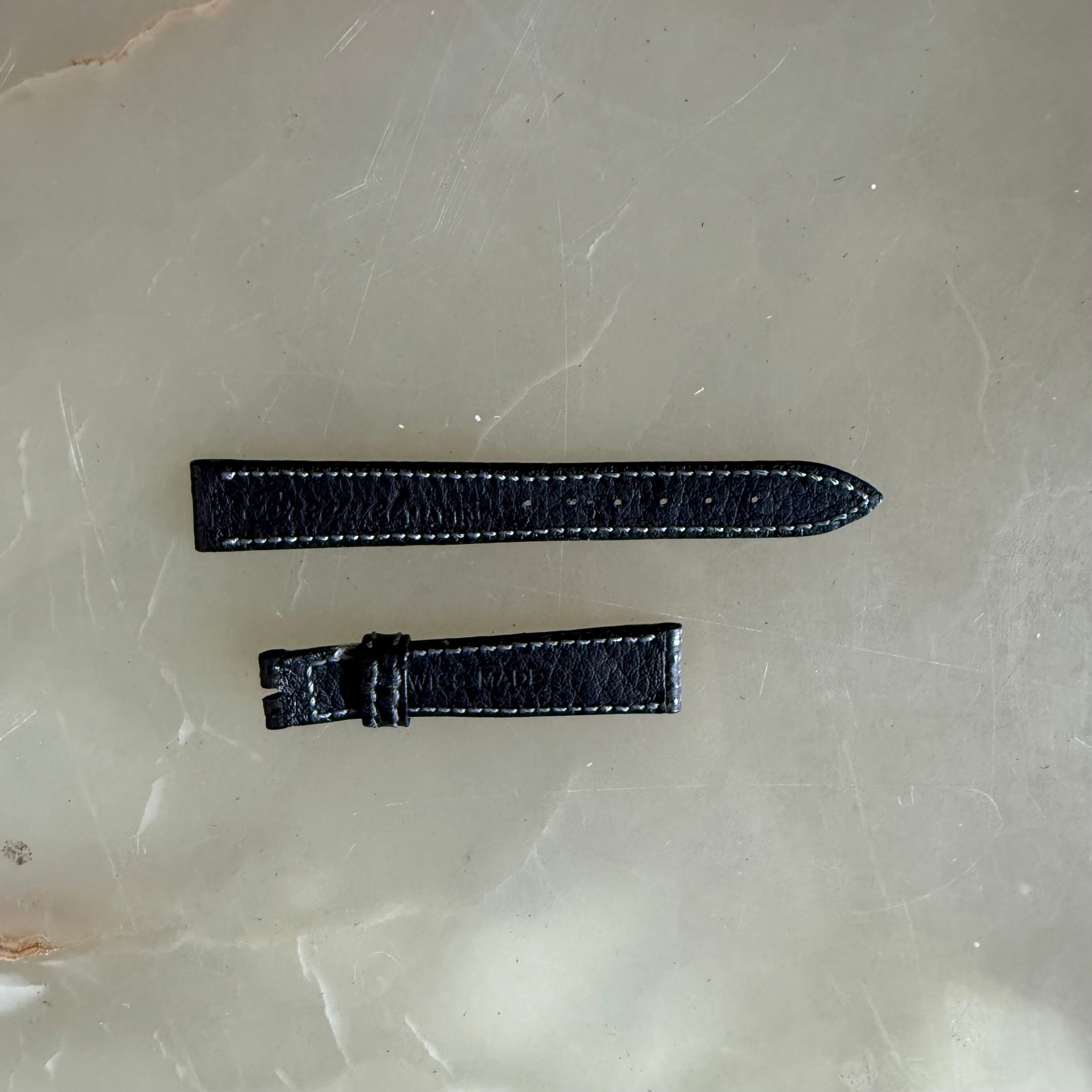 Authentic Breguet Black Shark Watch Strap Band 14mm Padded & Stitched