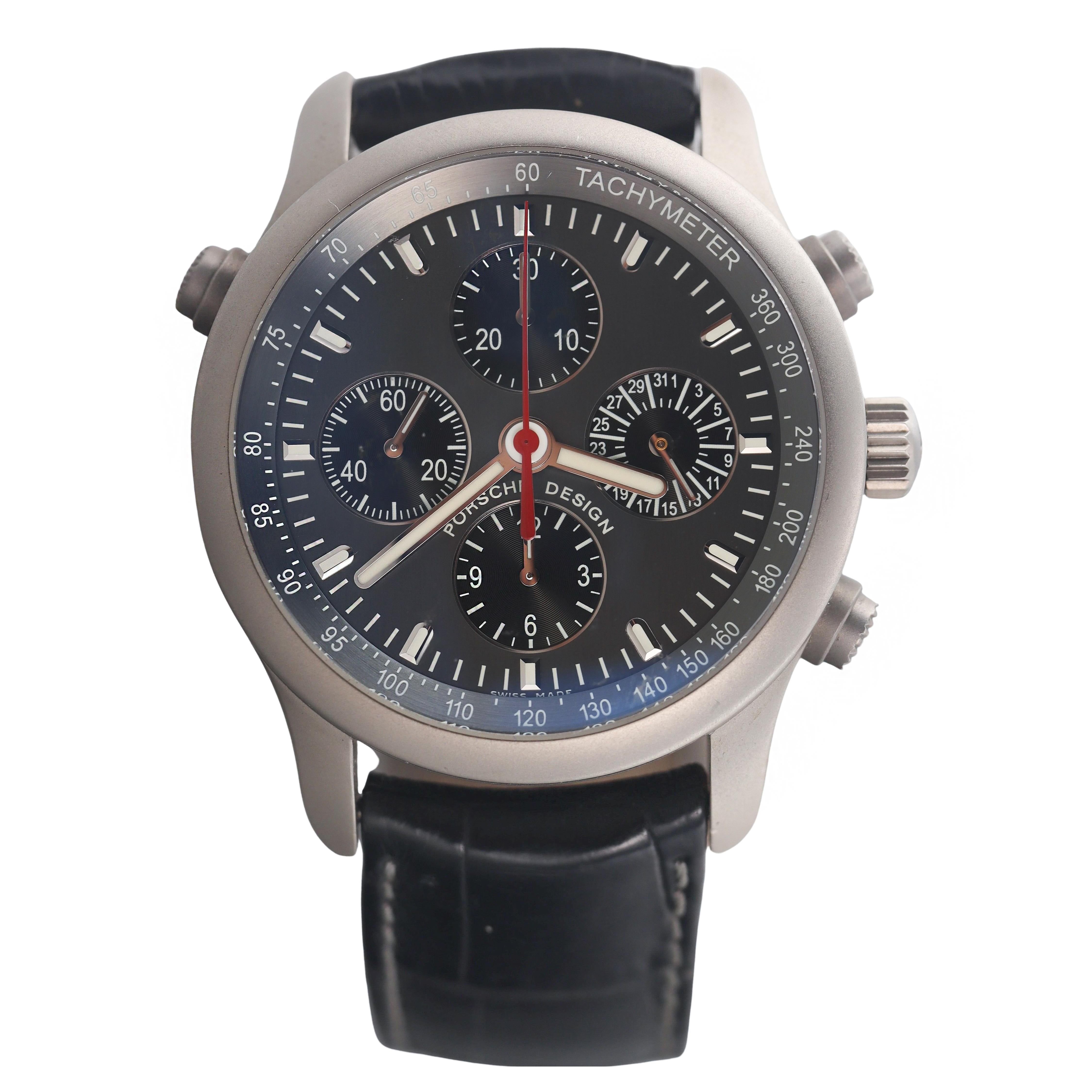 Porsche Design PRT Rattrapante  Titanium Automatic Watch 6613.10