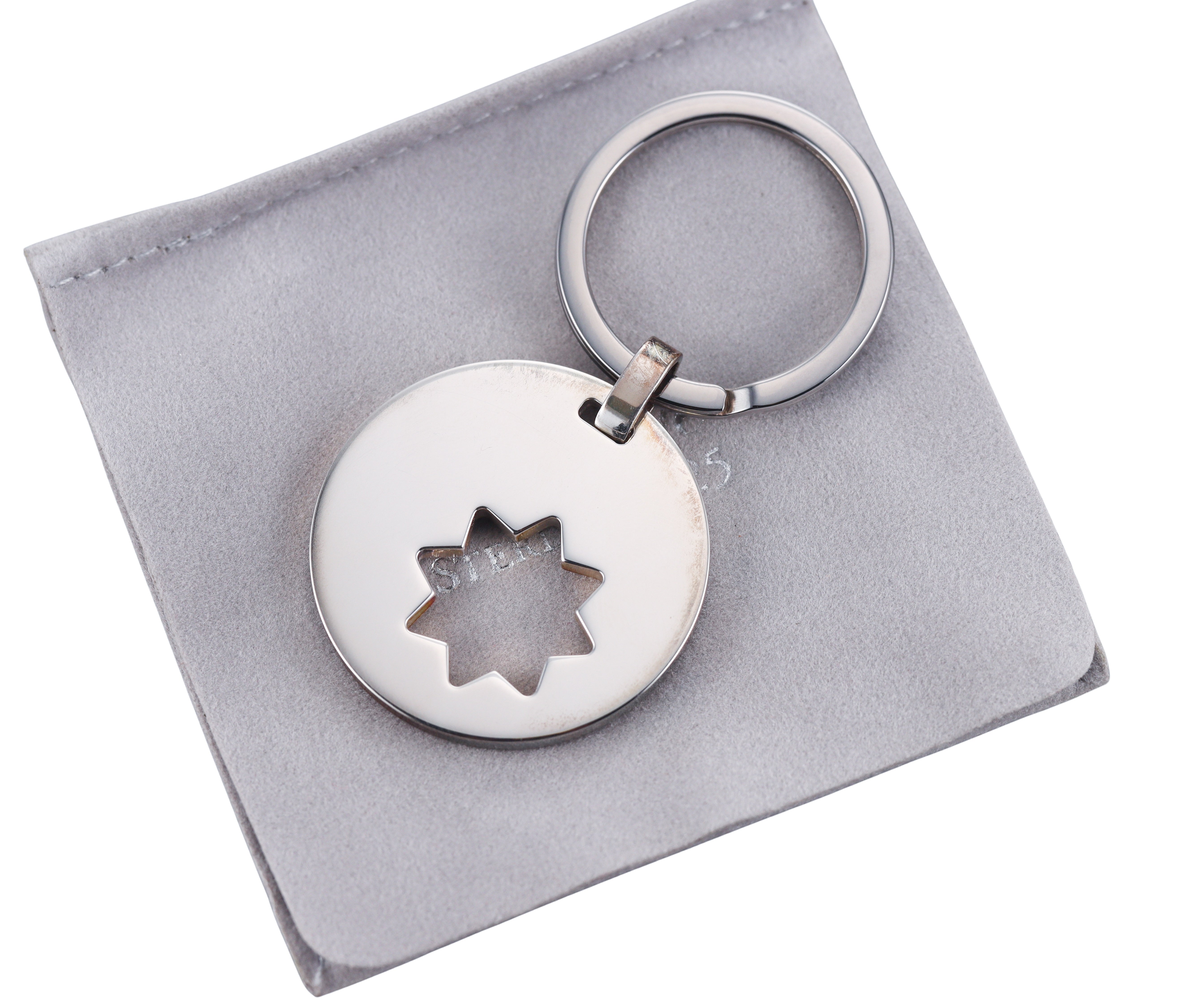 New Christofle Sterling Silver Key Ring