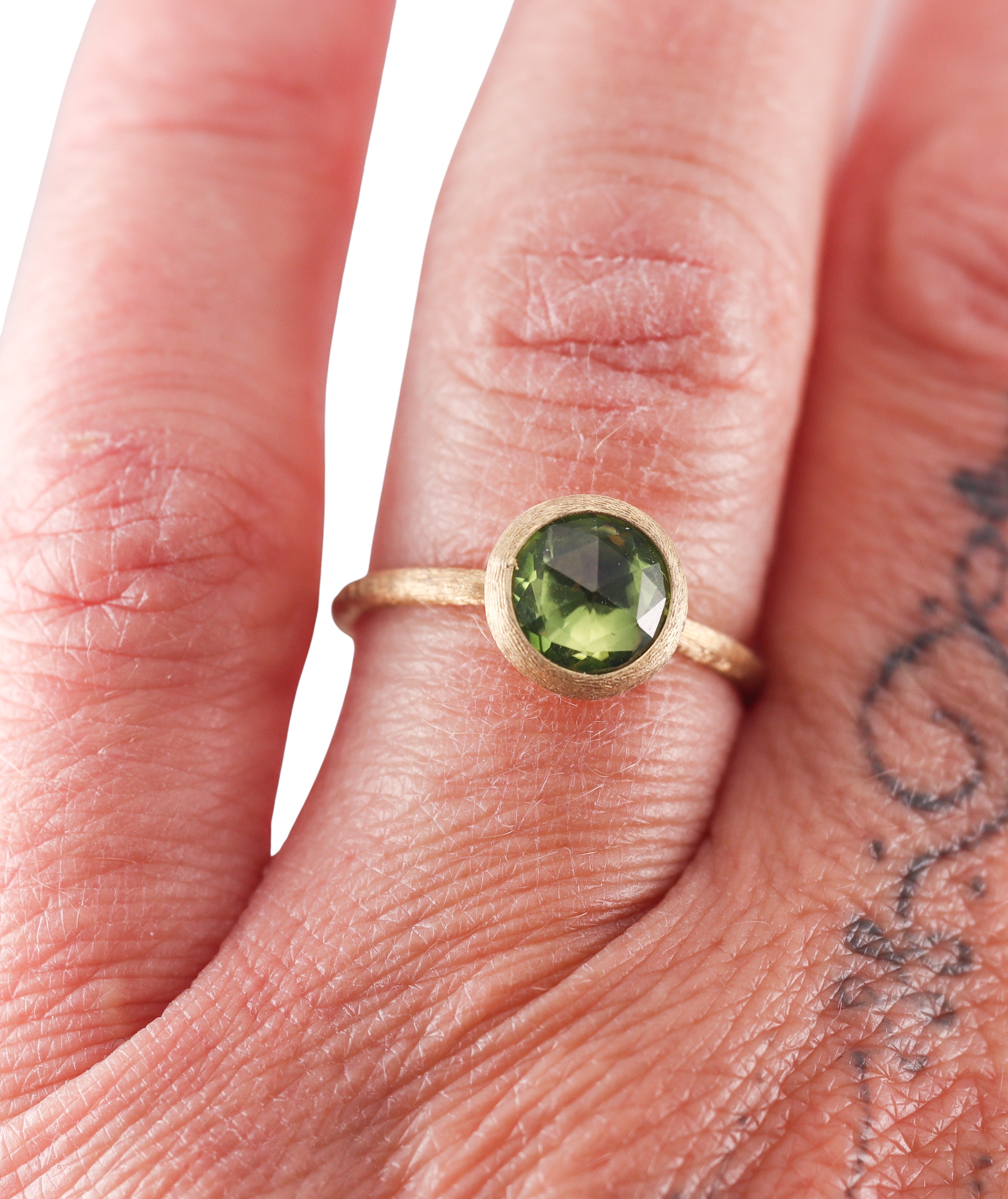 Marco Bicego Jaipur 18K Gold Peridot Small Ring
