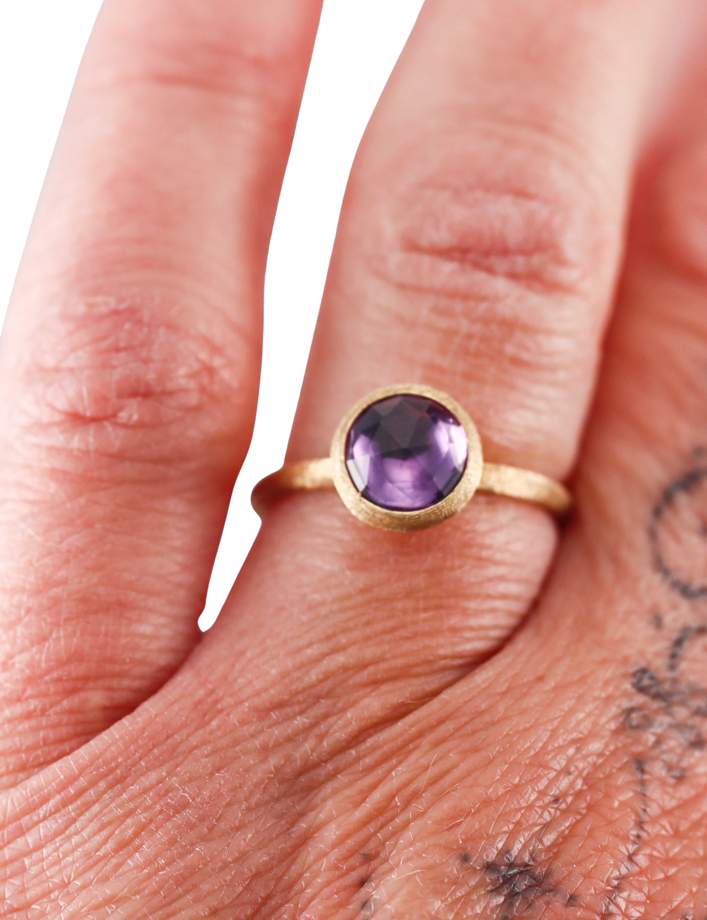 Marco Bicego Jaipur 18K Gold Amethyst Small Ring