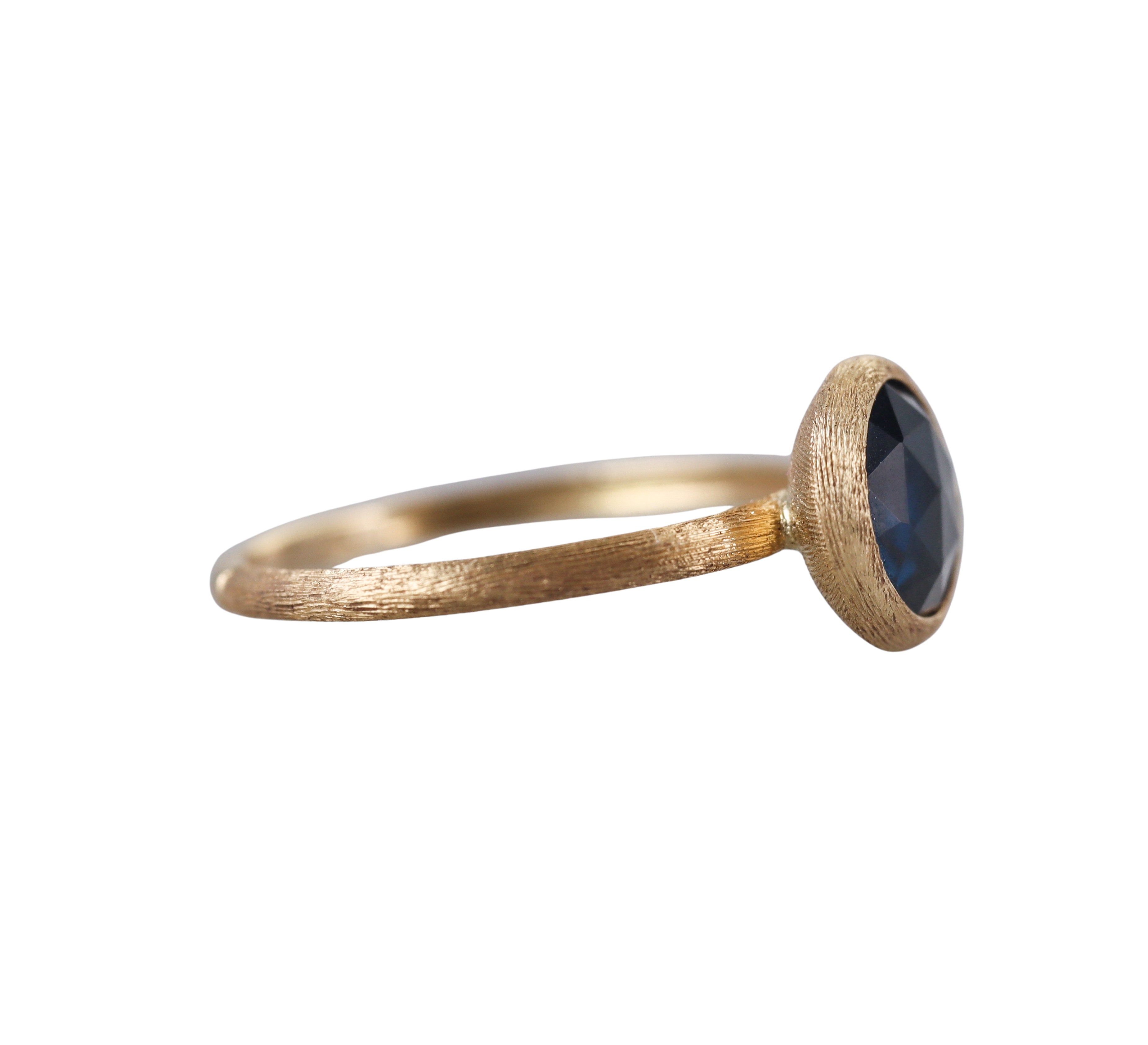 Marco Bicego Jaipur 18K Gold London Blue Topaz Small Ring
