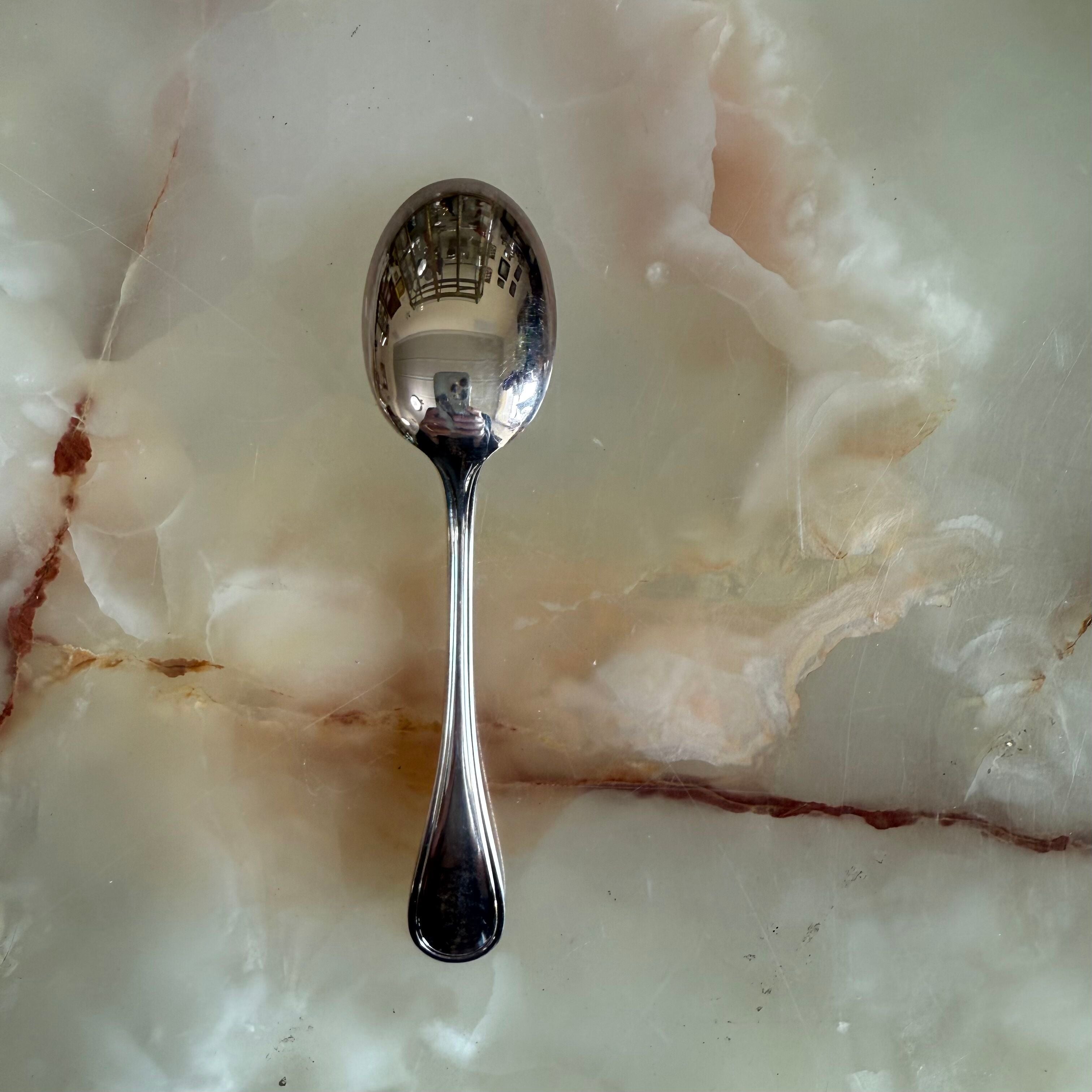 Christofle Albi Silver Plated Ice Cream Spoon Set of 6 00021035