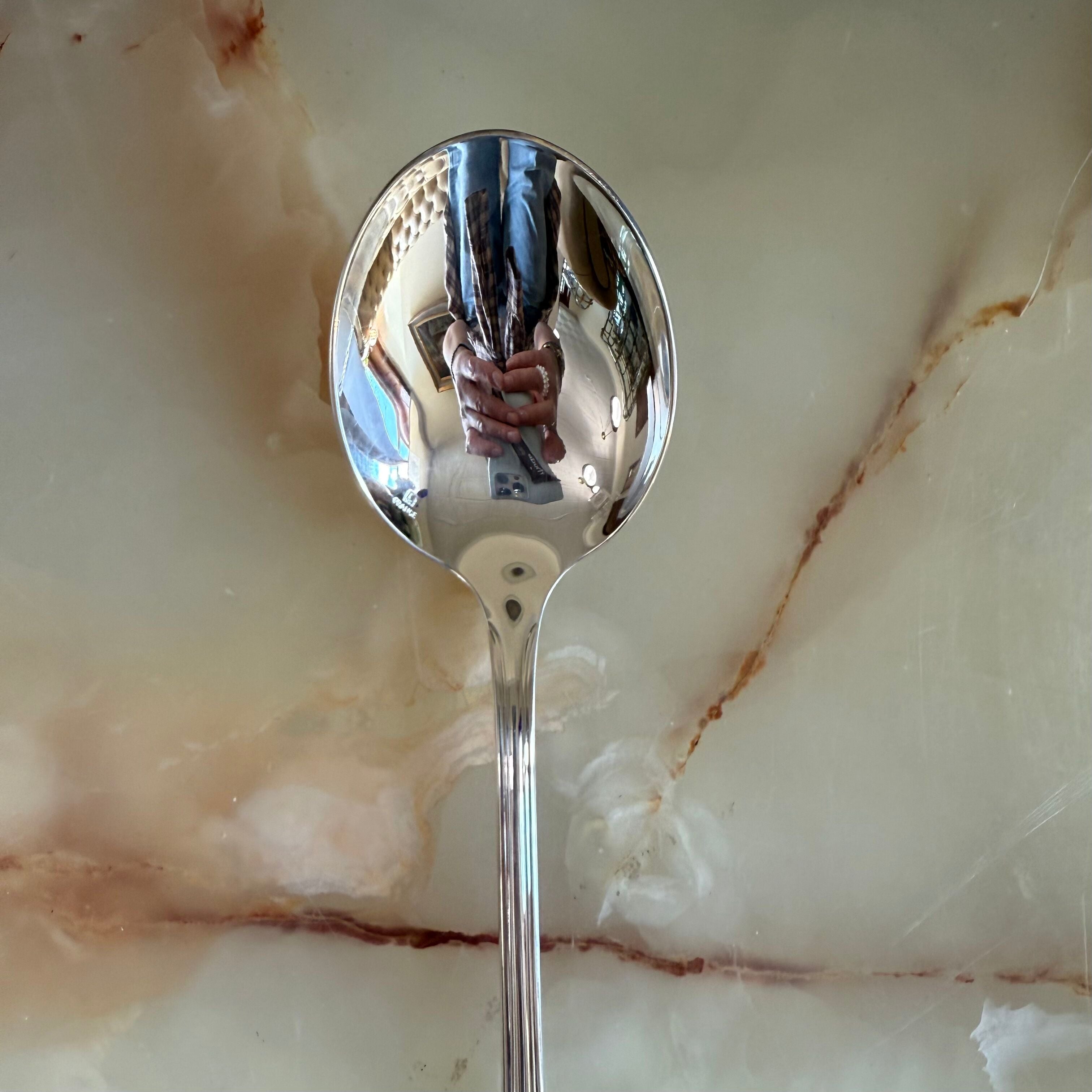 Christofle Albi Silver Plated Salad Serving Spoon 0021082